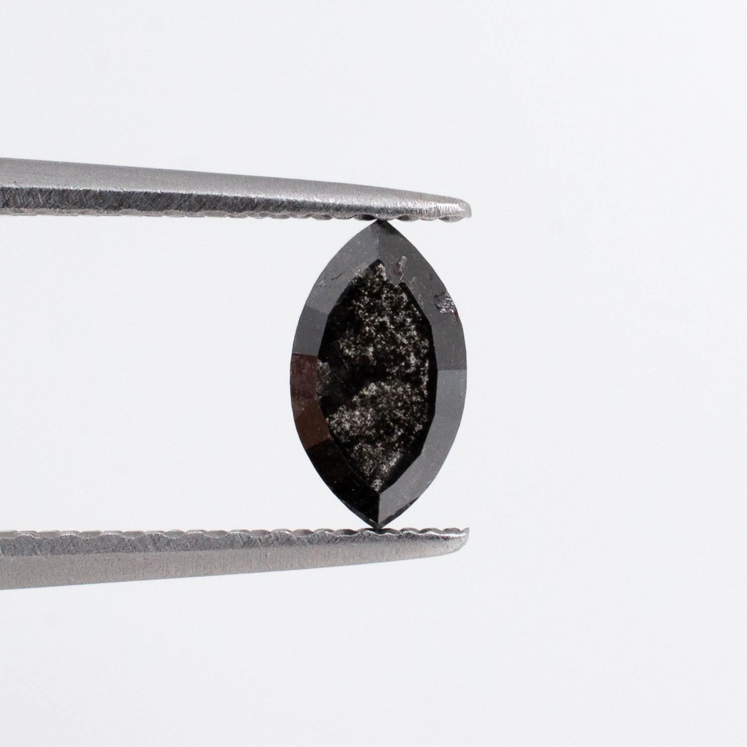 0.46ct Marquise Shaped Loose Salt & Pepper Diamond - Malleable Jewellers