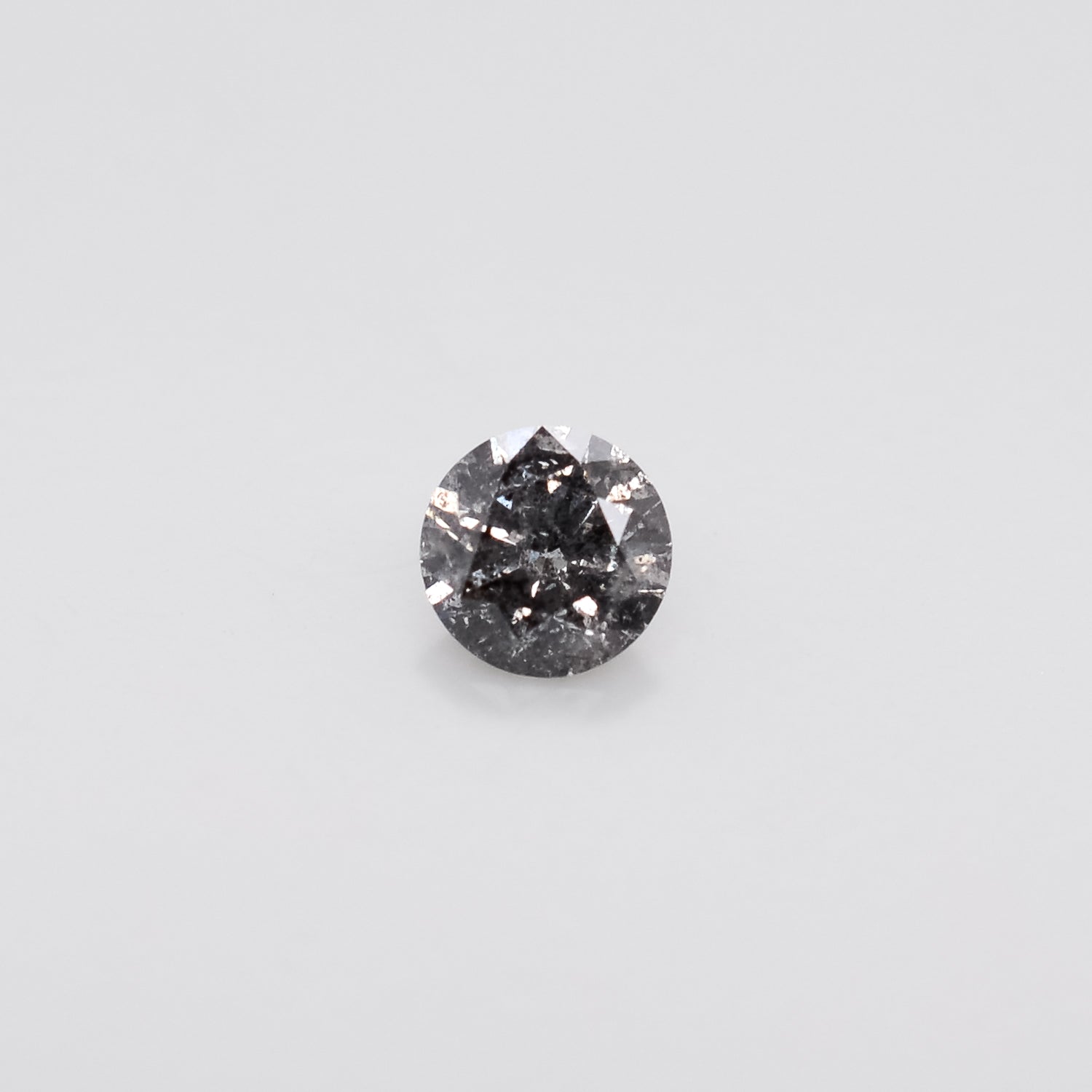 0.46ct Round Brilliant Cut Loose Salt & Pepper Diamond - Malleable Jewellers