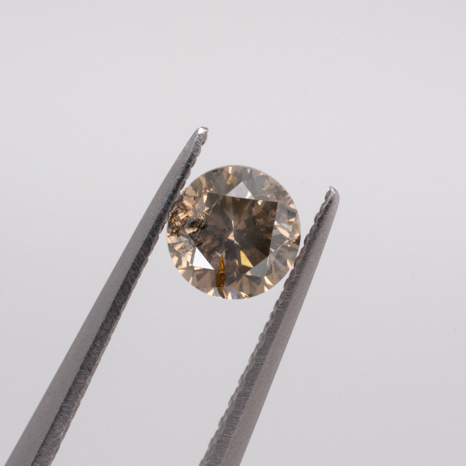 0.49ct Round Brilliant Cut Loose Salt & Pepper Diamond - Malleable Jewellers