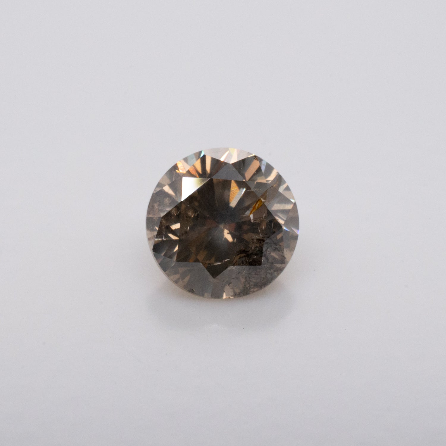0.49ct Round Brilliant Cut Loose Salt & Pepper Diamond - Malleable Jewellers