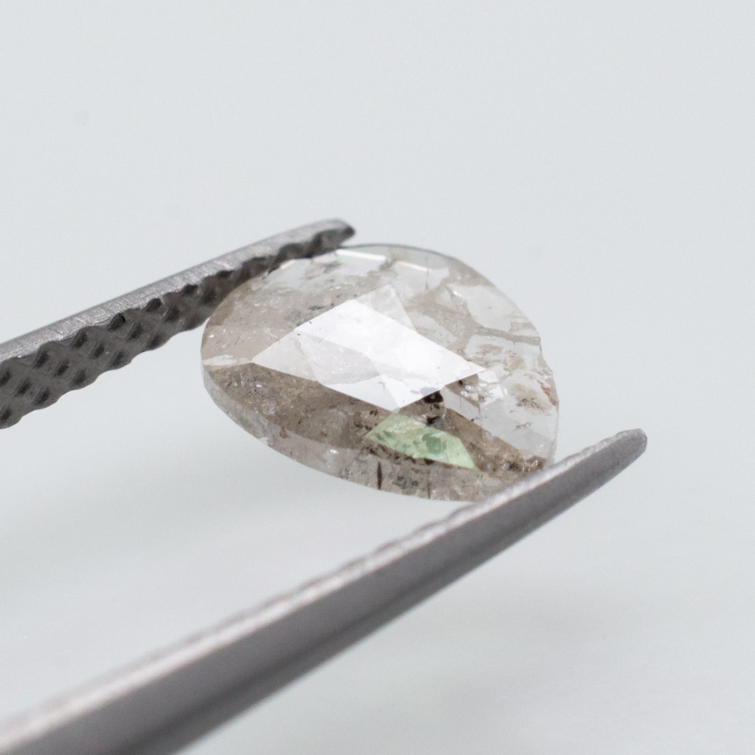 0.50ct Pear Shaped Loose Salt & Pepper Diamond - Malleable Jewellers