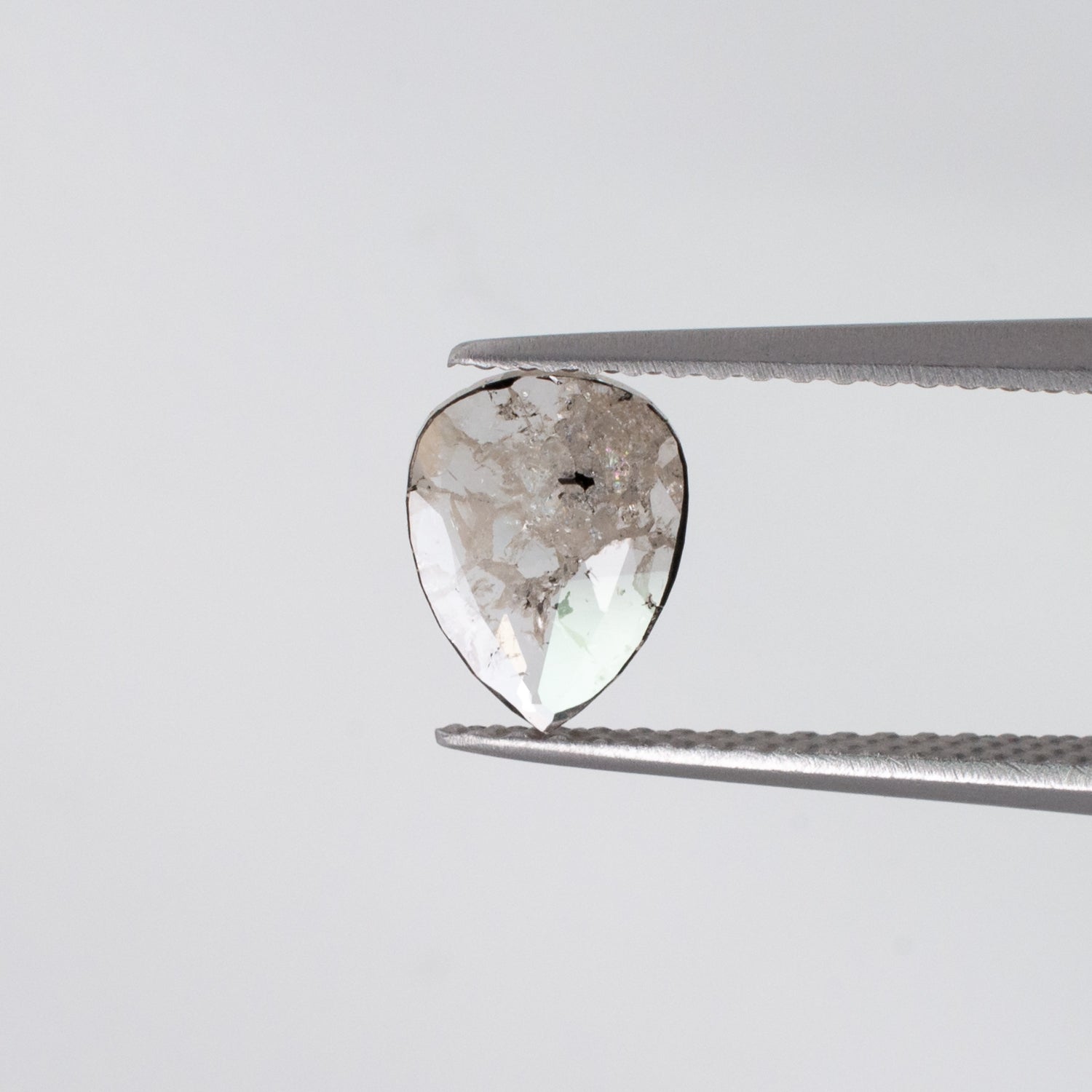 0.50ct Pear Shaped Loose Salt & Pepper Diamond - Malleable Jewellers