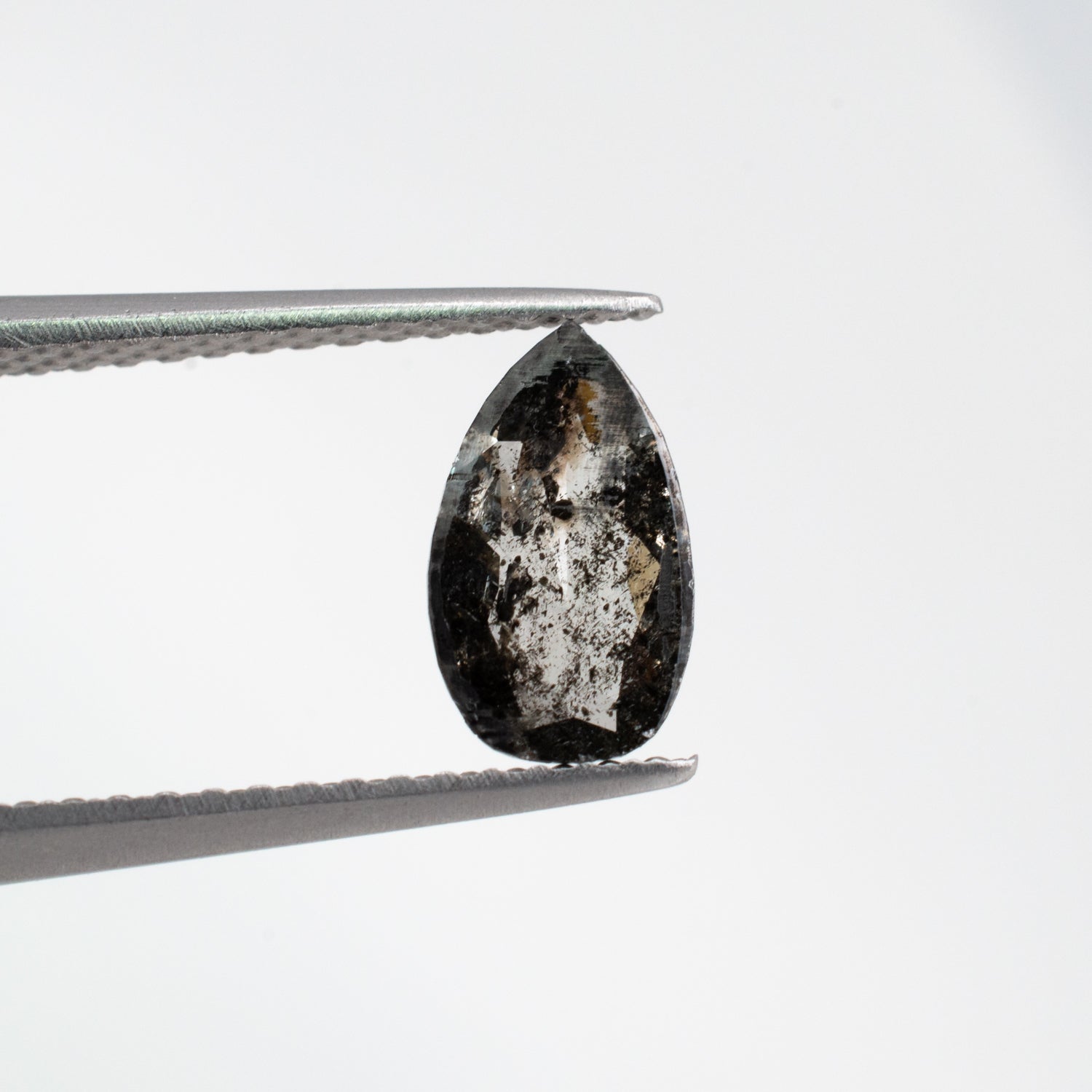0.50ct Pear Shaped Loose Salt & Pepper Diamond - Malleable Jewellers