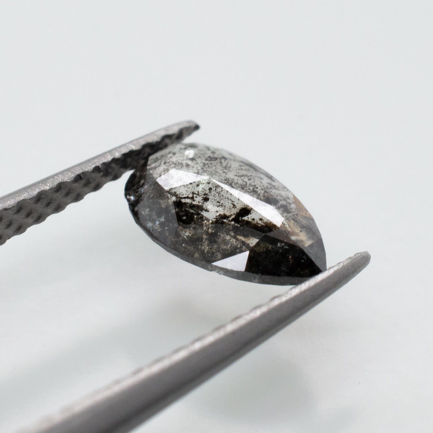 0.50ct Pear Shaped Loose Salt & Pepper Diamond - Malleable Jewellers
