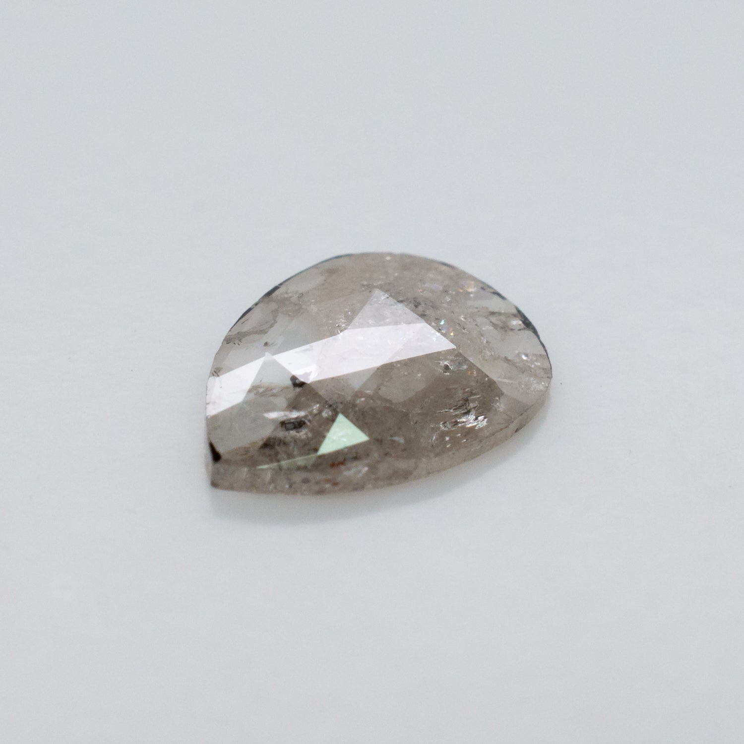 0.50ct Pear Shaped Loose Salt & Pepper Diamond - Malleable Jewellers