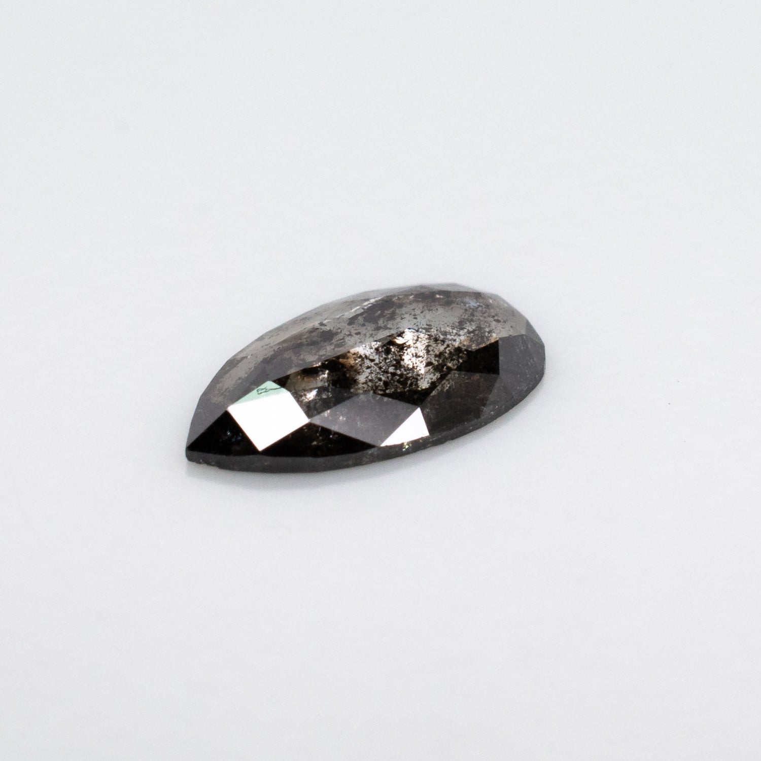 0.50ct Pear Shaped Loose Salt & Pepper Diamond - Malleable Jewellers