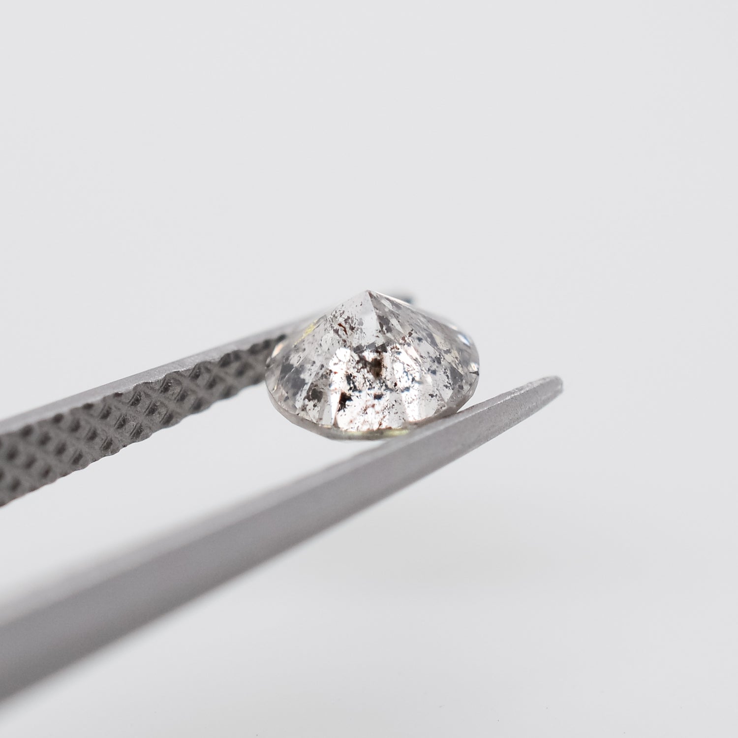 0.51ct Round Brilliant Cut Loose Salt & Pepper Diamond - Malleable Jewellers