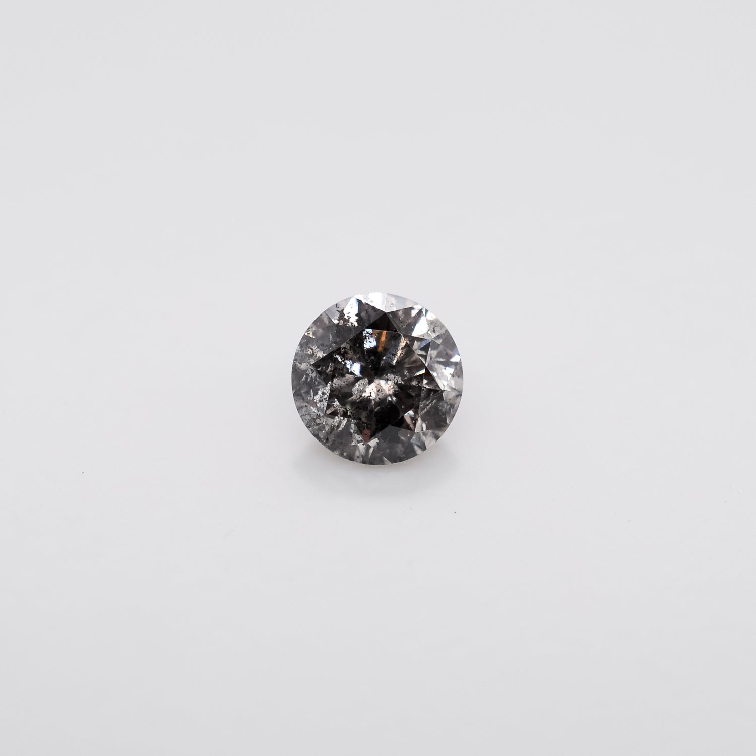 0.52ct Round Brilliant Cut Loose Salt & Pepper Diamond - Malleable Jewellers