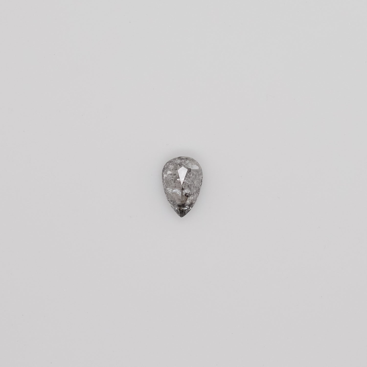 0.53ct Pear Shaped Loose Salt & Pepper Diamond - Malleable Jewellers