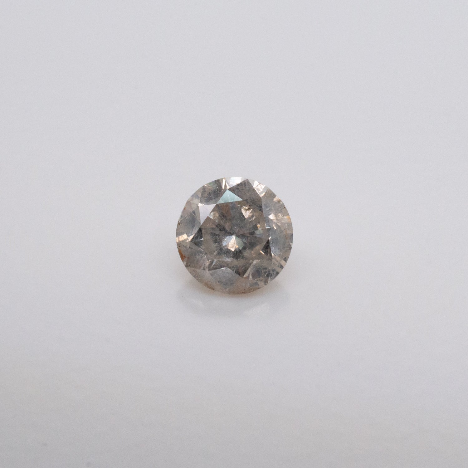 0.53ct Round Brilliant Cut Loose Salt & Pepper Diamond - Malleable Jewellers