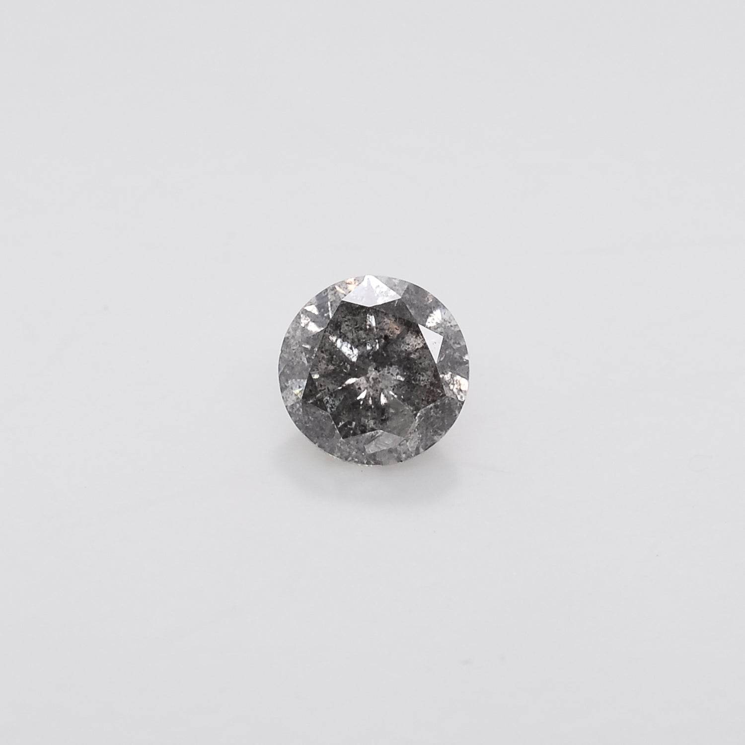 0.53ct Round Brilliant Cut Loose Salt & Pepper Diamond - Malleable Jewellers