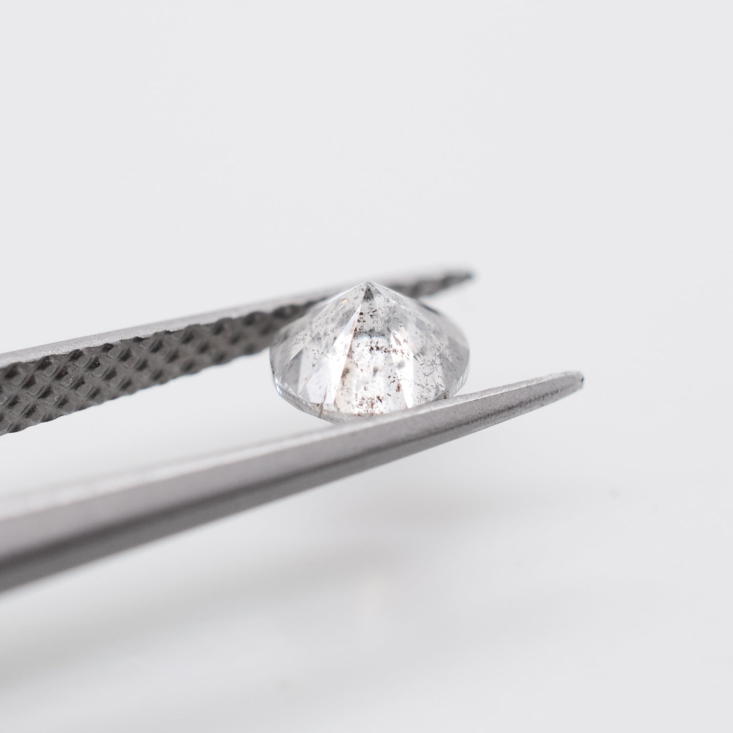 0.53ct Round Brilliant Cut Loose Salt & Pepper Diamond - Malleable Jewellers