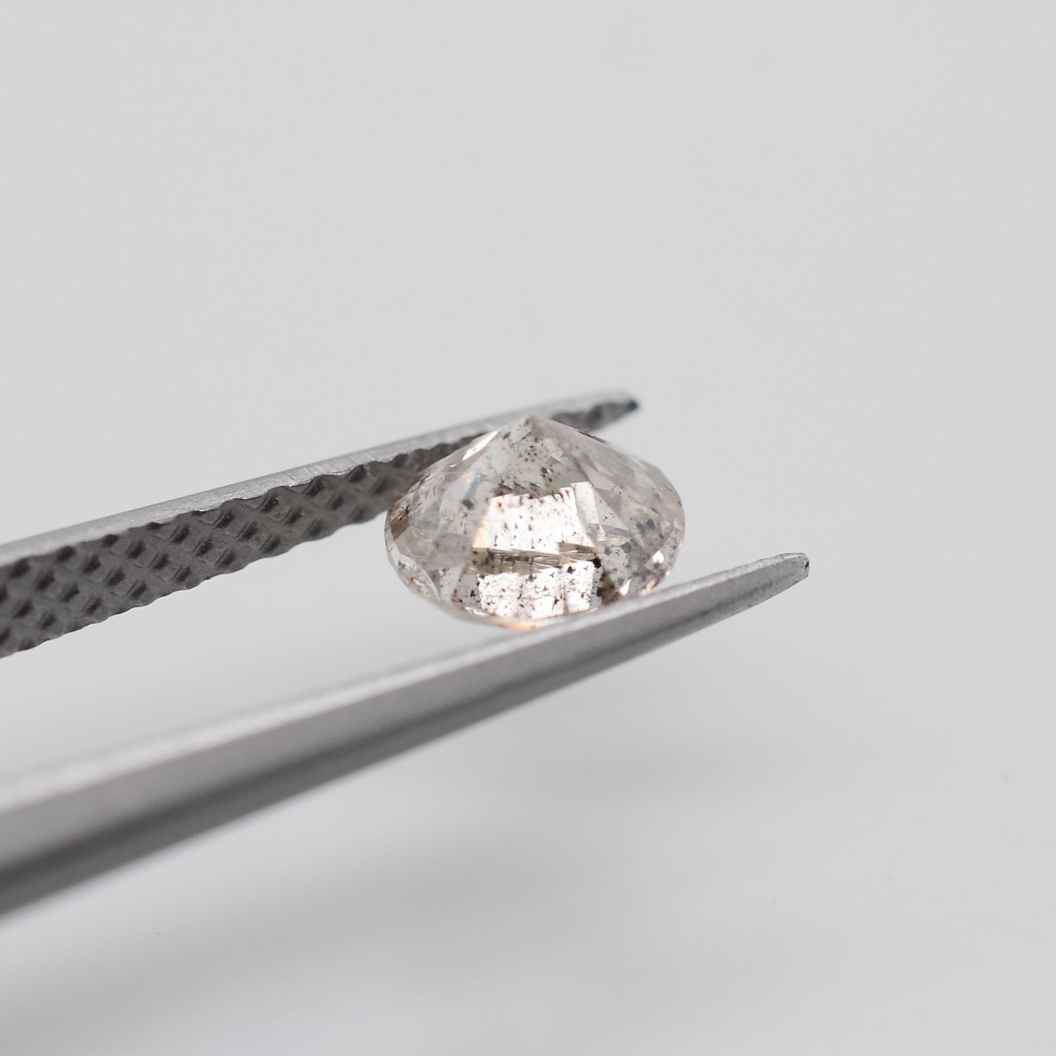 0.54ct Round Brilliant Cut Loose Salt & Pepper Diamond - Malleable Jewellers