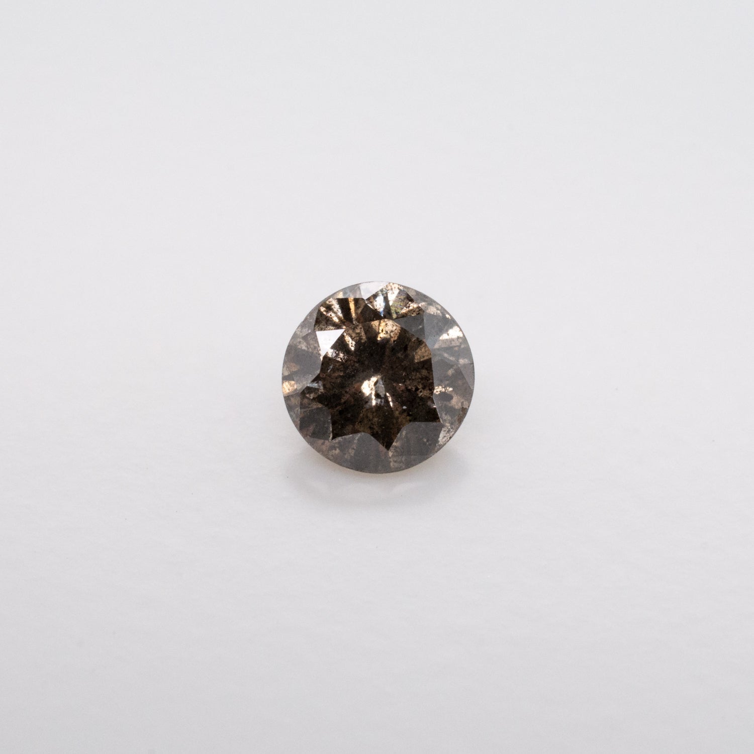 0.55ct Round Brilliant Cut Loose Salt & Pepper Diamond - Malleable Jewellers
