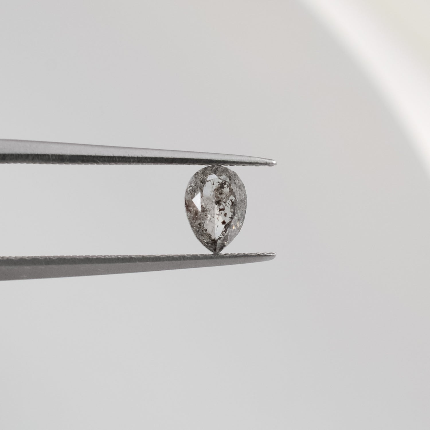 0.57ct Pear Shaped Loose Salt & Pepper Diamond - Malleable Jewellers