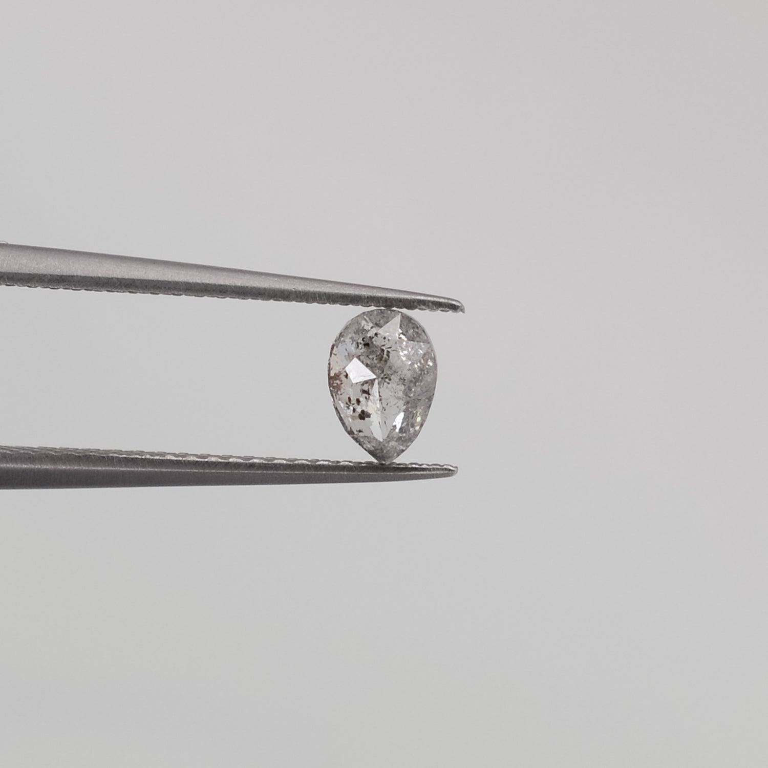 0.57ct Pear Shaped Loose Salt & Pepper Diamond - Malleable Jewellers