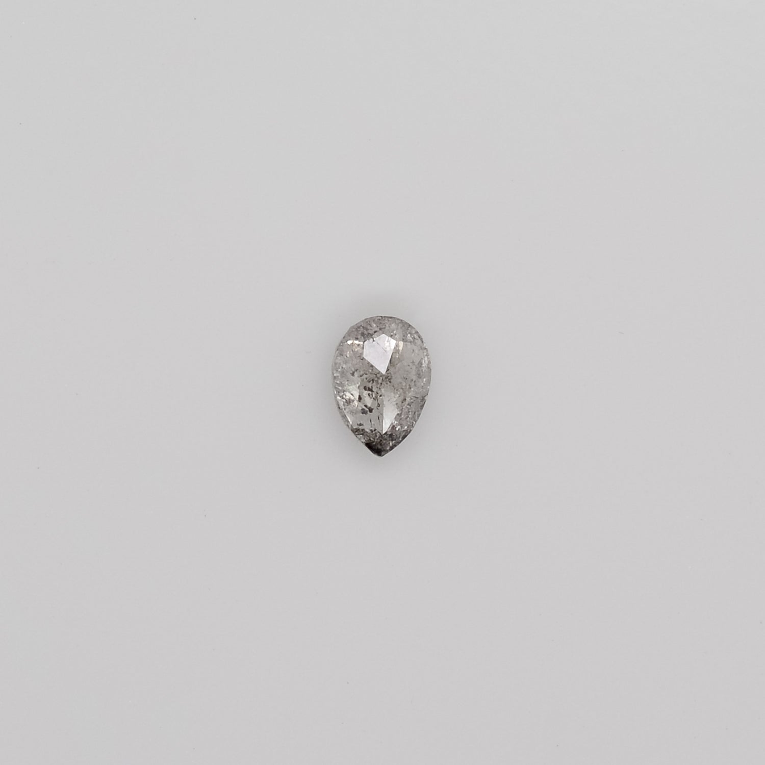 0.57ct Pear Shaped Loose Salt & Pepper Diamond - Malleable Jewellers