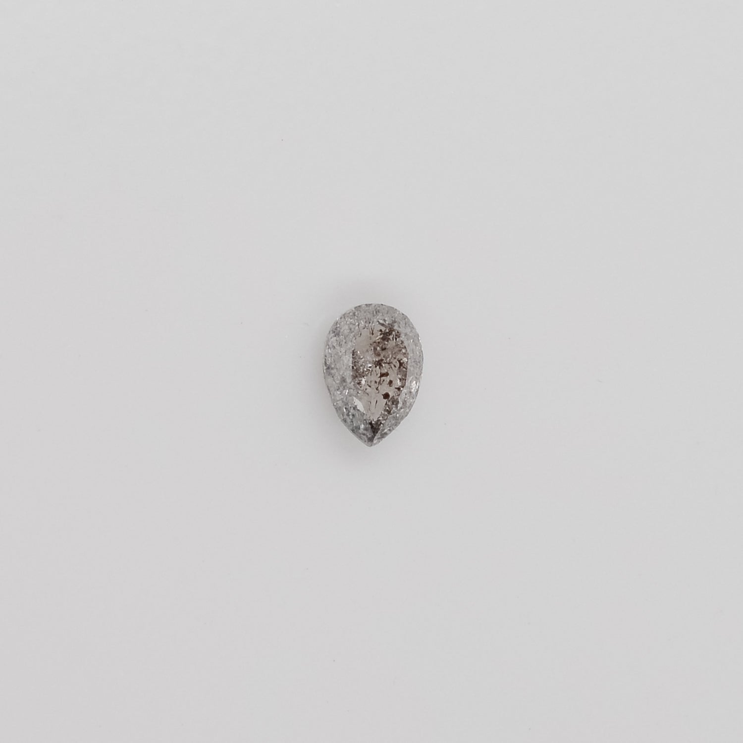 0.57ct Pear Shaped Loose Salt & Pepper Diamond - Malleable Jewellers