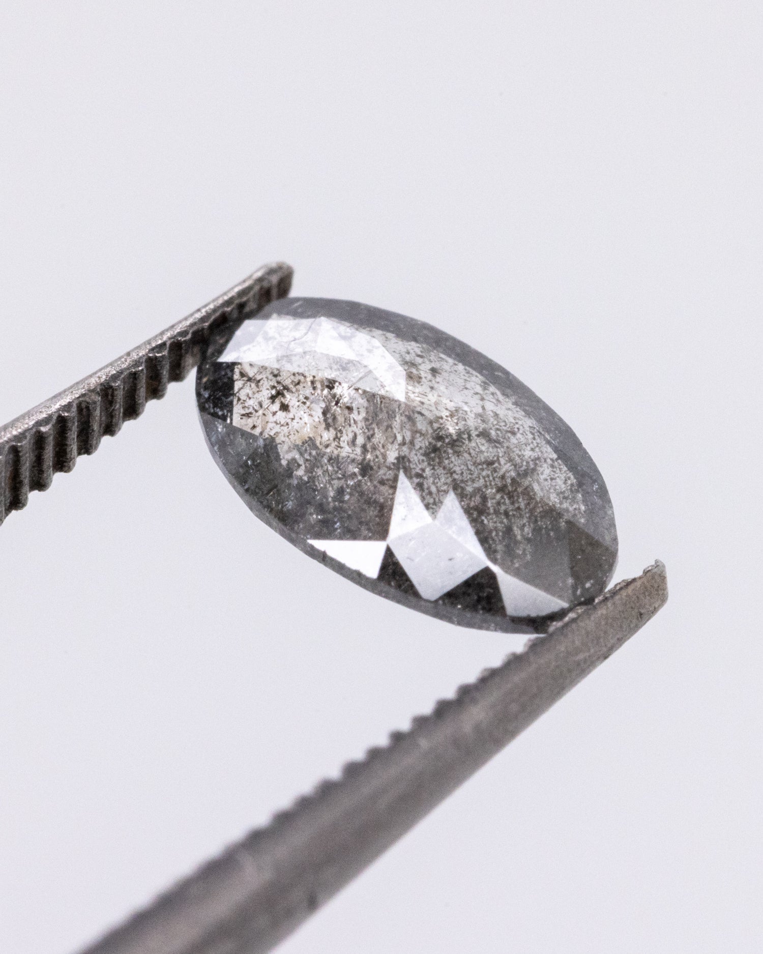 0.58ct Oval Shaped Loose Salt & Pepper Diamond - Malleable Jewellers
