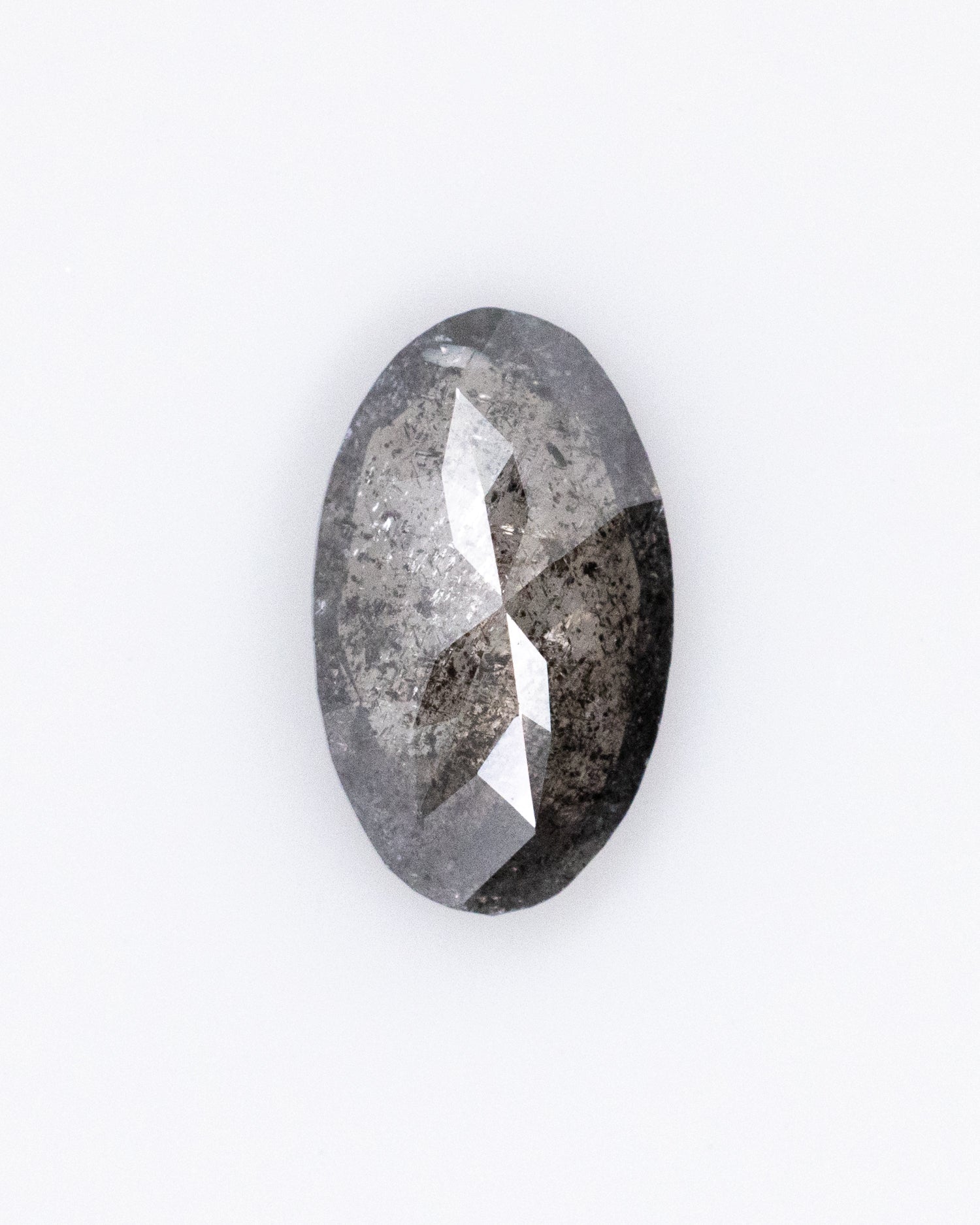 0.58ct Oval Shaped Loose Salt & Pepper Diamond - Malleable Jewellers