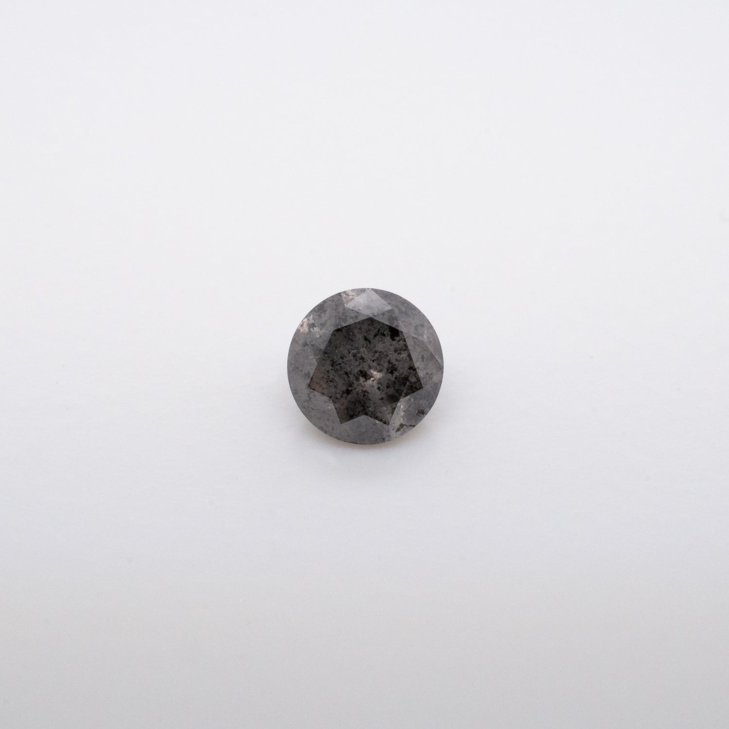 0.59ct Round Brilliant Cut Loose Salt & Pepper Diamond - Malleable Jewellers