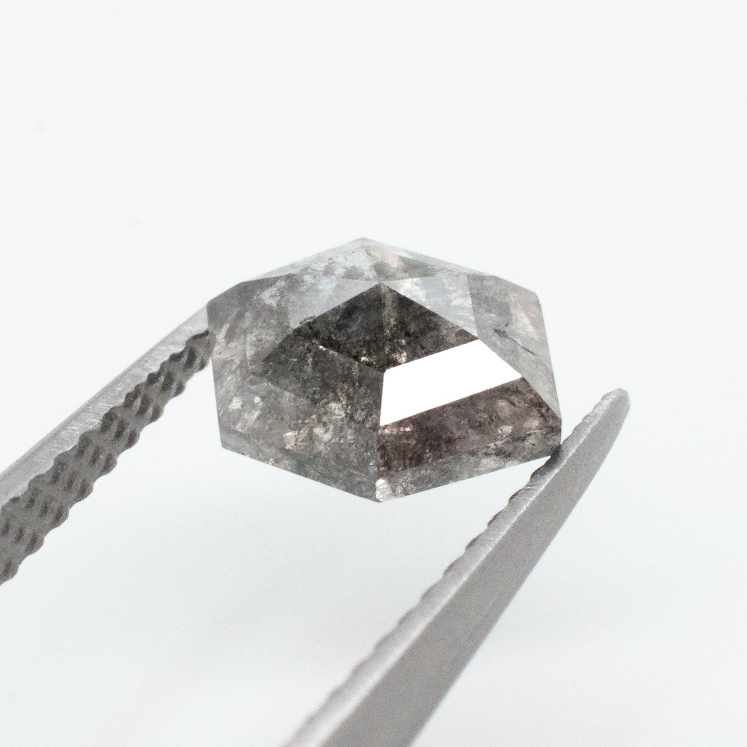 0.60ct Hexagon Shaped Loose Salt & Pepper Diamond - Malleable Jewellers