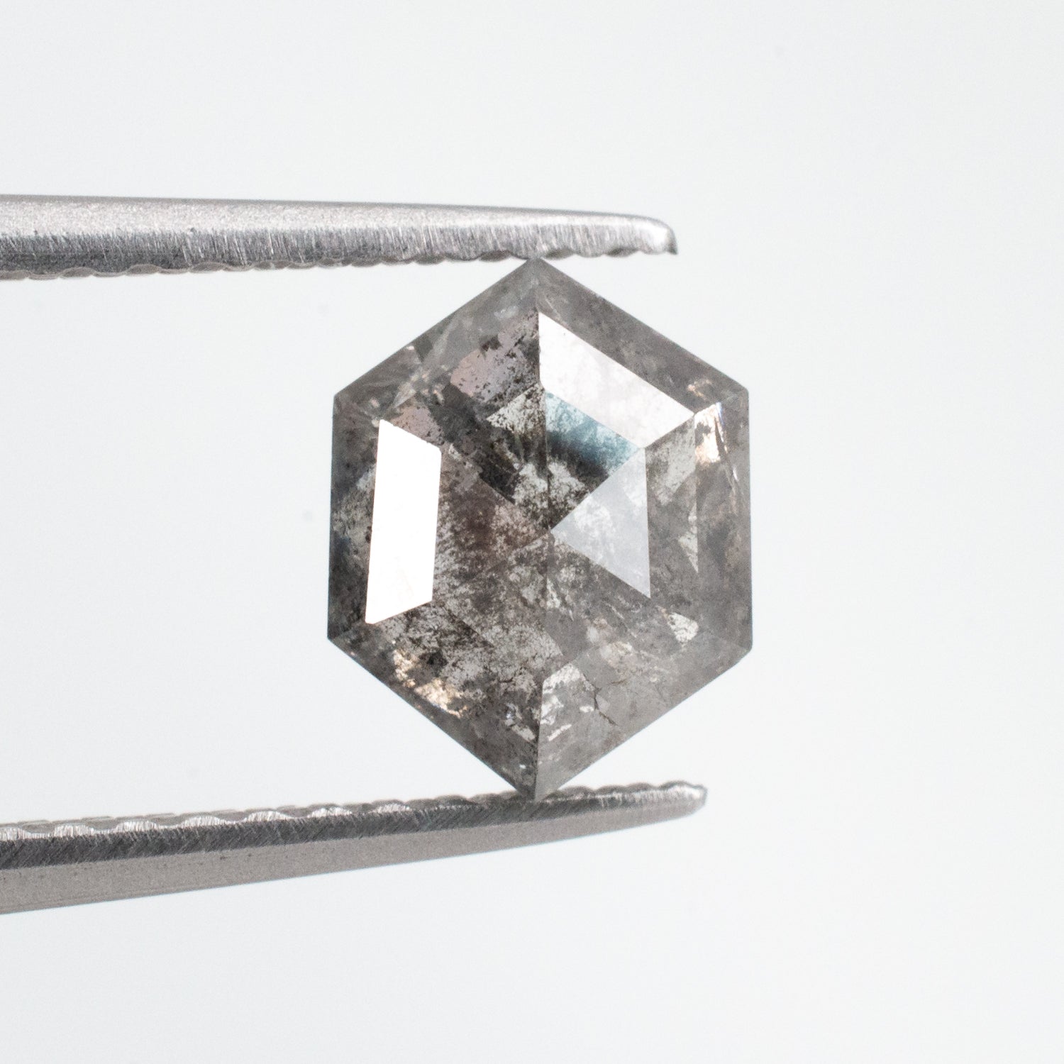 0.60ct Hexagon Shaped Loose Salt & Pepper Diamond - Malleable Jewellers