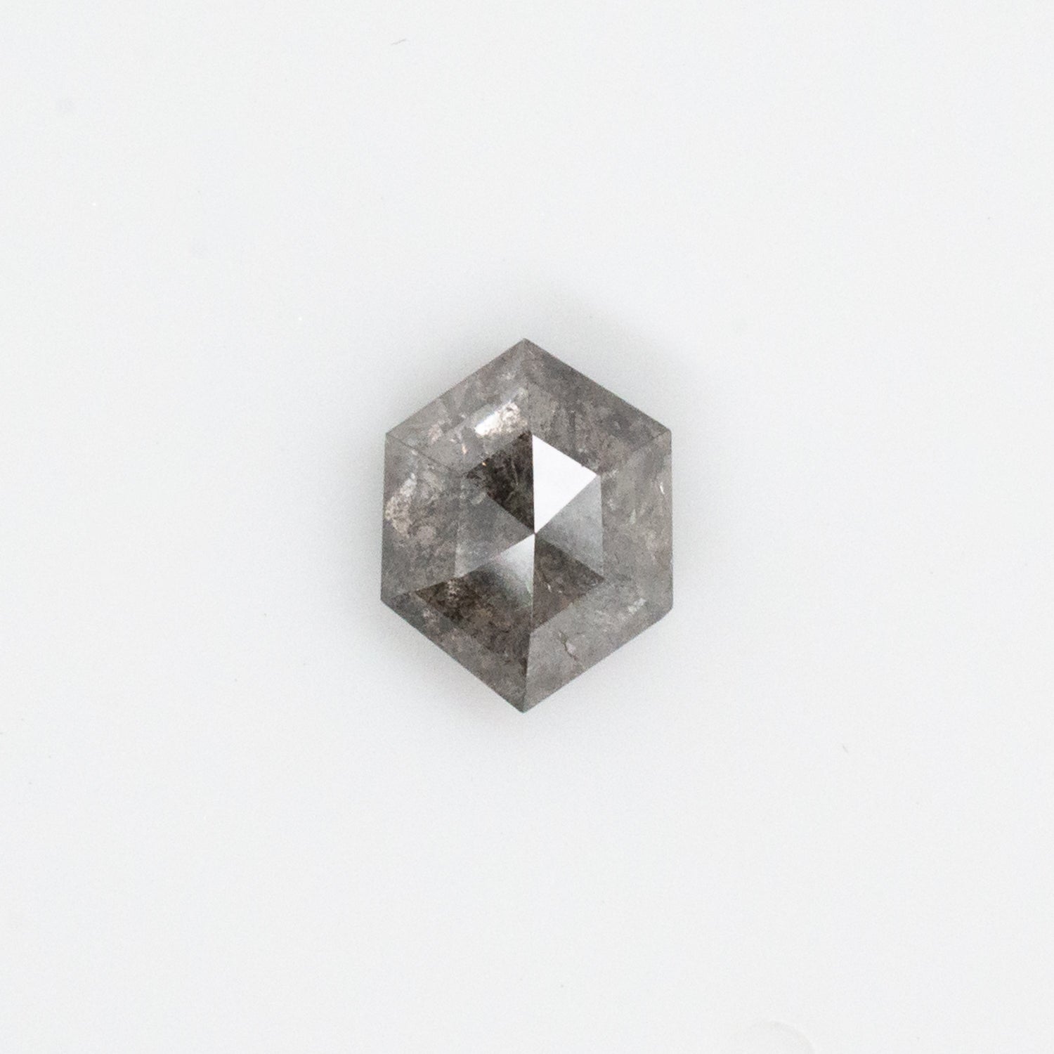 0.60ct Hexagon Shaped Loose Salt & Pepper Diamond - Malleable Jewellers