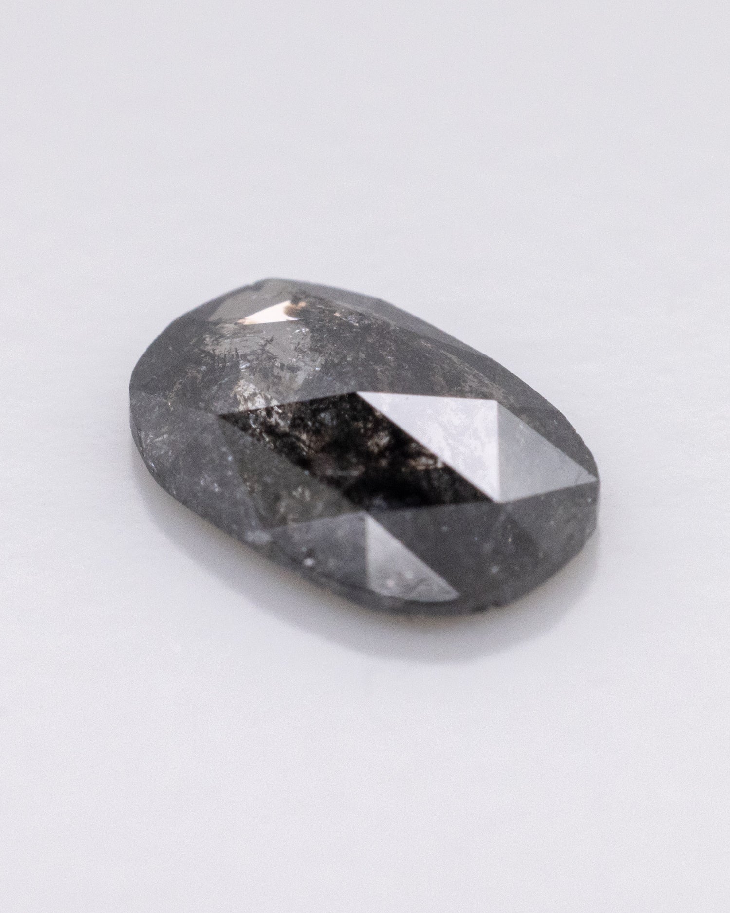 0.61ct Oval Shaped Loose Salt & Pepper Diamond - Malleable Jewellers