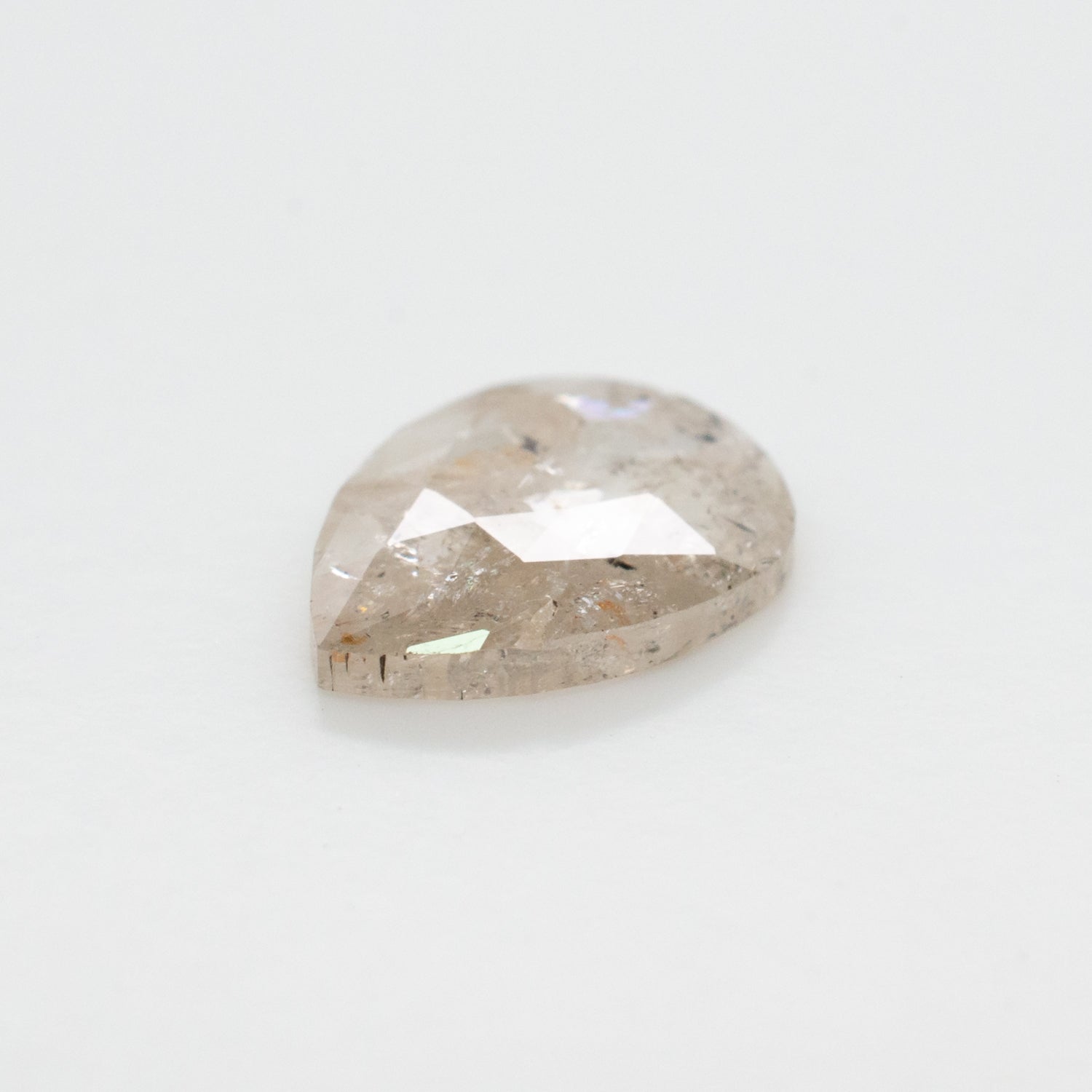0.61ct Pear Shaped Loose Salt & Pepper Diamond - Malleable Jewellers