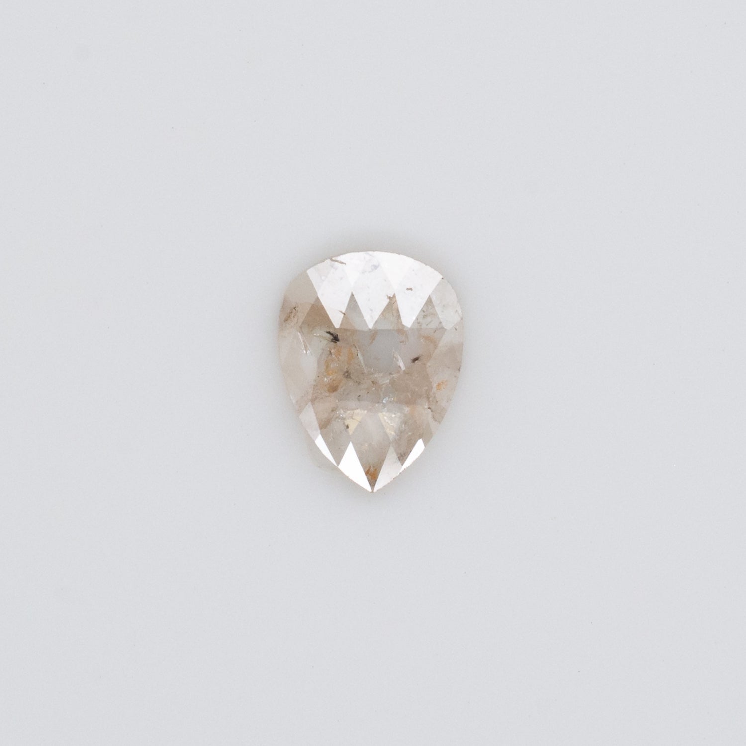 0.61ct Pear Shaped Loose Salt & Pepper Diamond - Malleable Jewellers