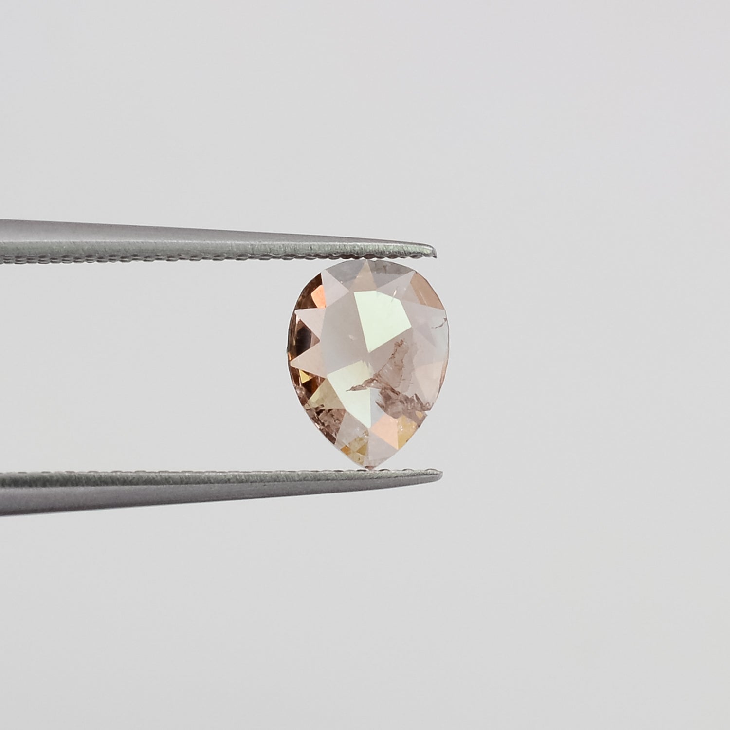 0.65ct Pear Shaped Loose Salt & Pepper Diamond - Malleable Jewellers