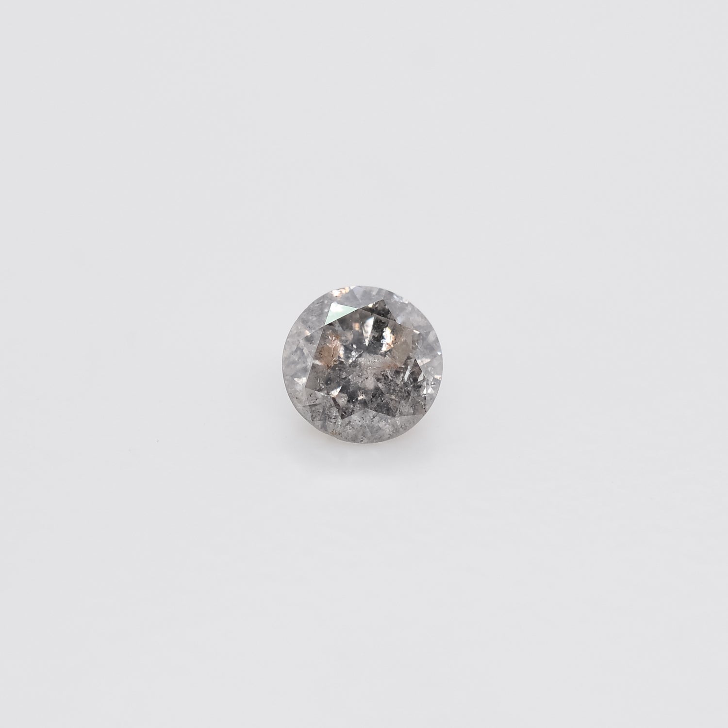 0.66ct Round Brilliant Cut Loose Salt & Pepper Diamond - Malleable Jewellers