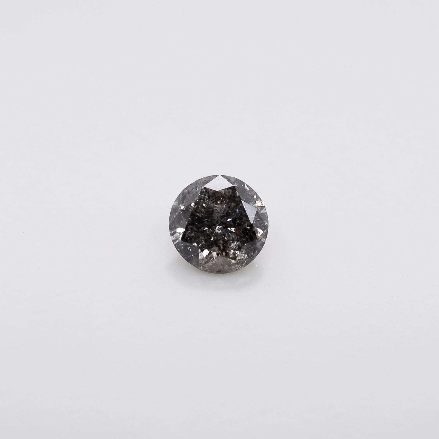 0.66ct Round Brilliant Cut Loose Salt & Pepper Diamond - Malleable Jewellers