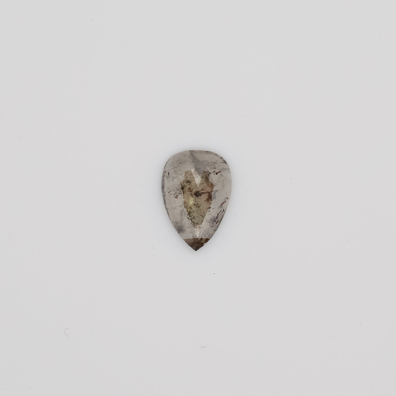 0.67ct Pear Shaped Loose Salt & Pepper Diamond - Malleable Jewellers