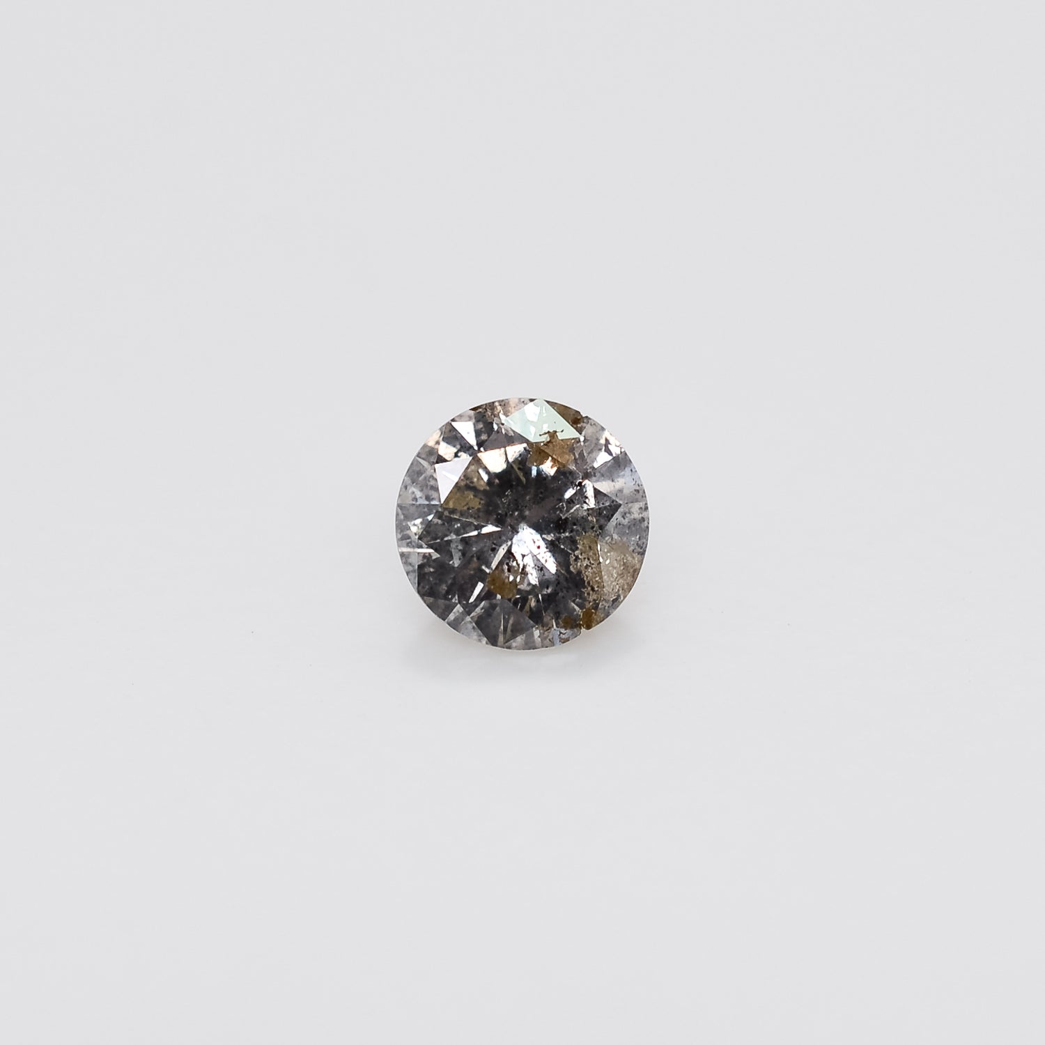 0.67ct Round Brilliant Cut Loose Salt & Pepper Diamond - Malleable Jewellers