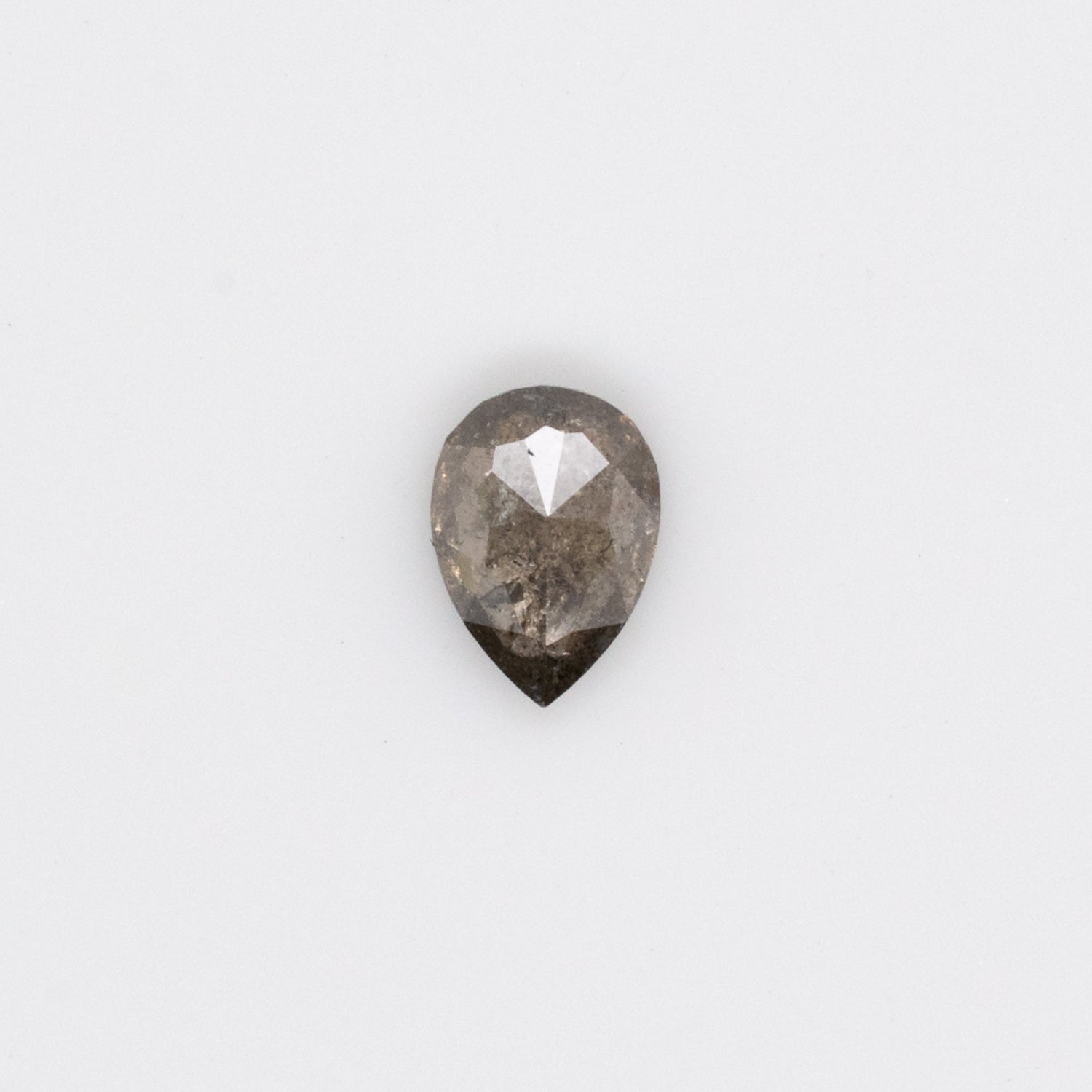 0.69ct Pear Shaped Loose Salt & Pepper Diamond - Malleable Jewellers