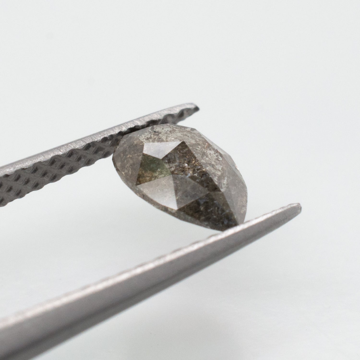 0.69ct Pear Shaped Loose Salt & Pepper Diamond - Malleable Jewellers