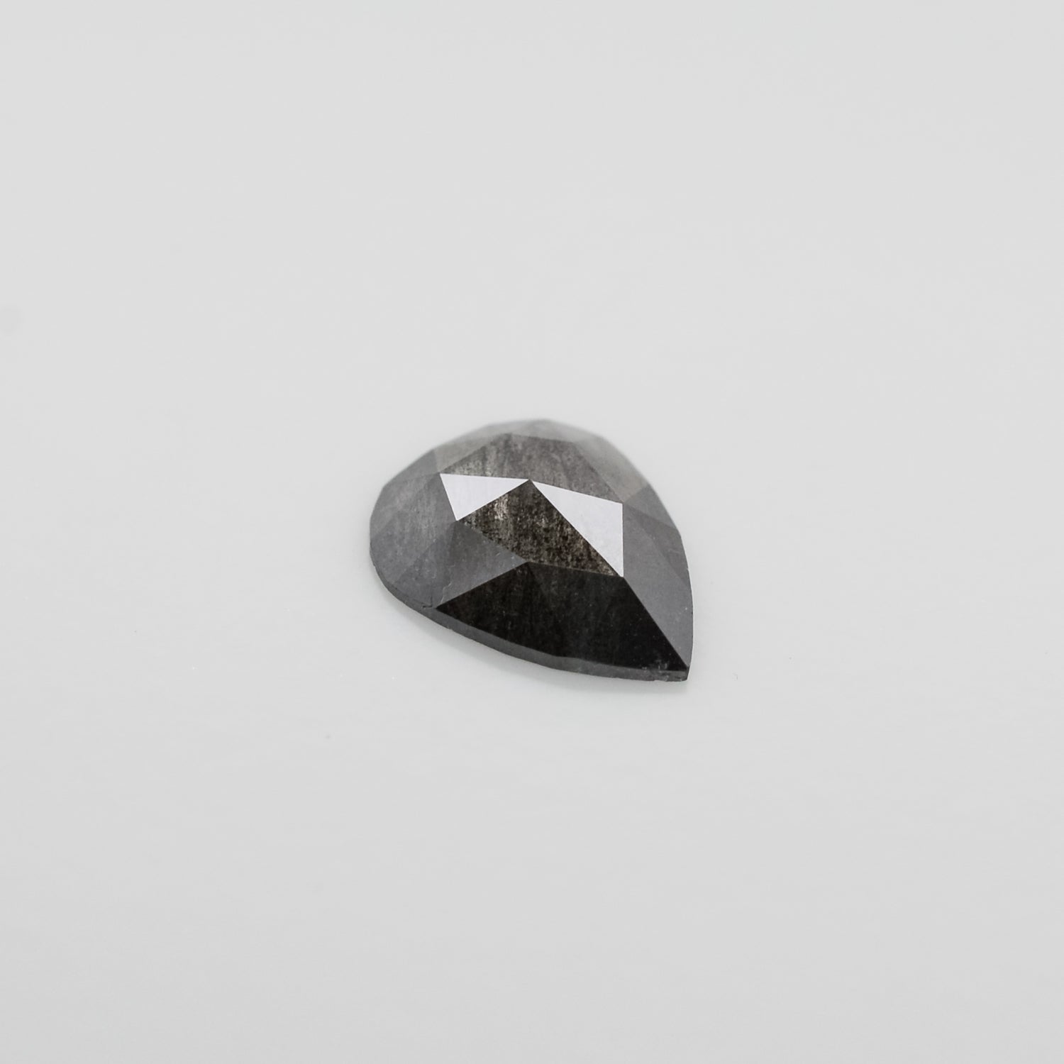 0.69ct Pear Shaped Loose Salt & Pepper Diamond - Malleable Jewellers