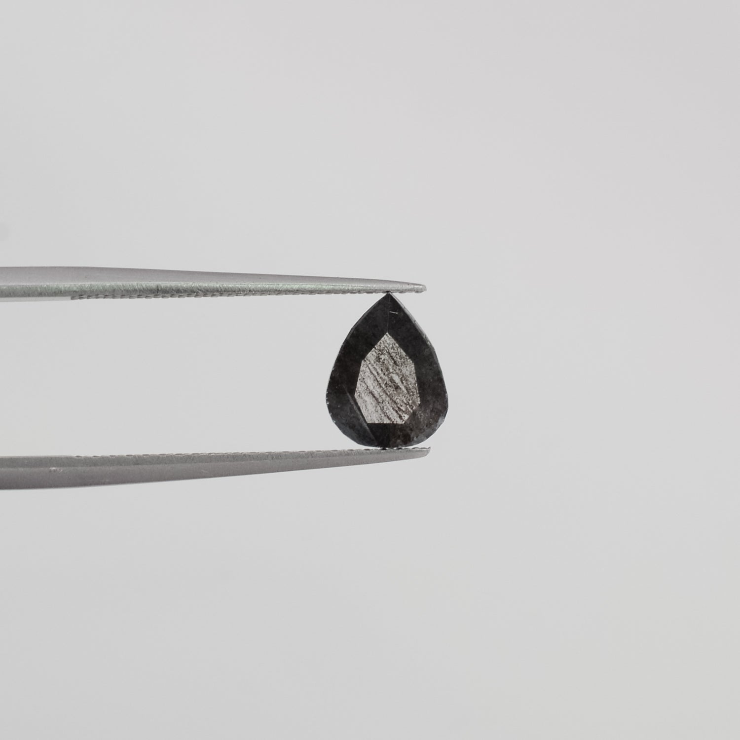 0.69ct Pear Shaped Loose Salt & Pepper Diamond - Malleable Jewellers