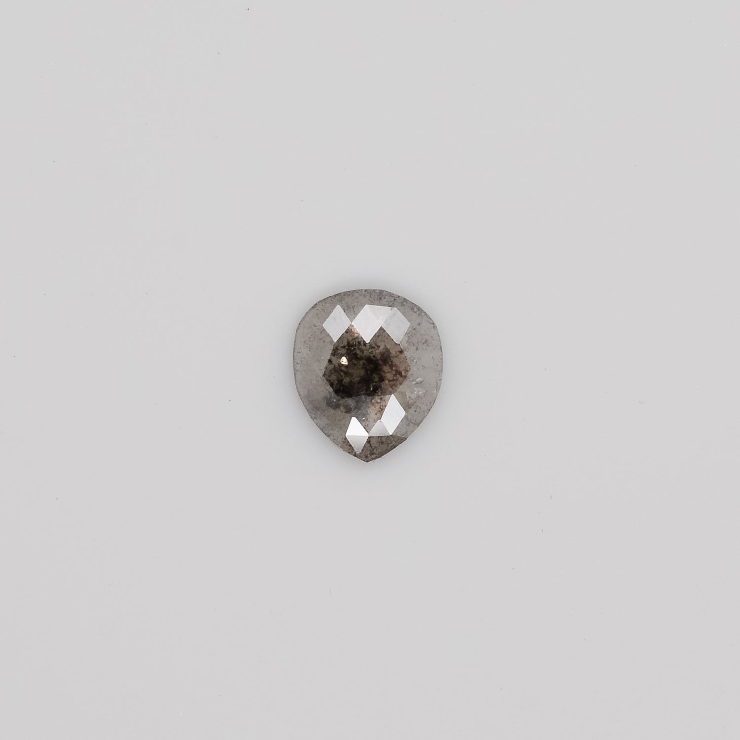 0.72ct Pear Shaped Loose Salt & Pepper Diamond - Malleable Jewellers