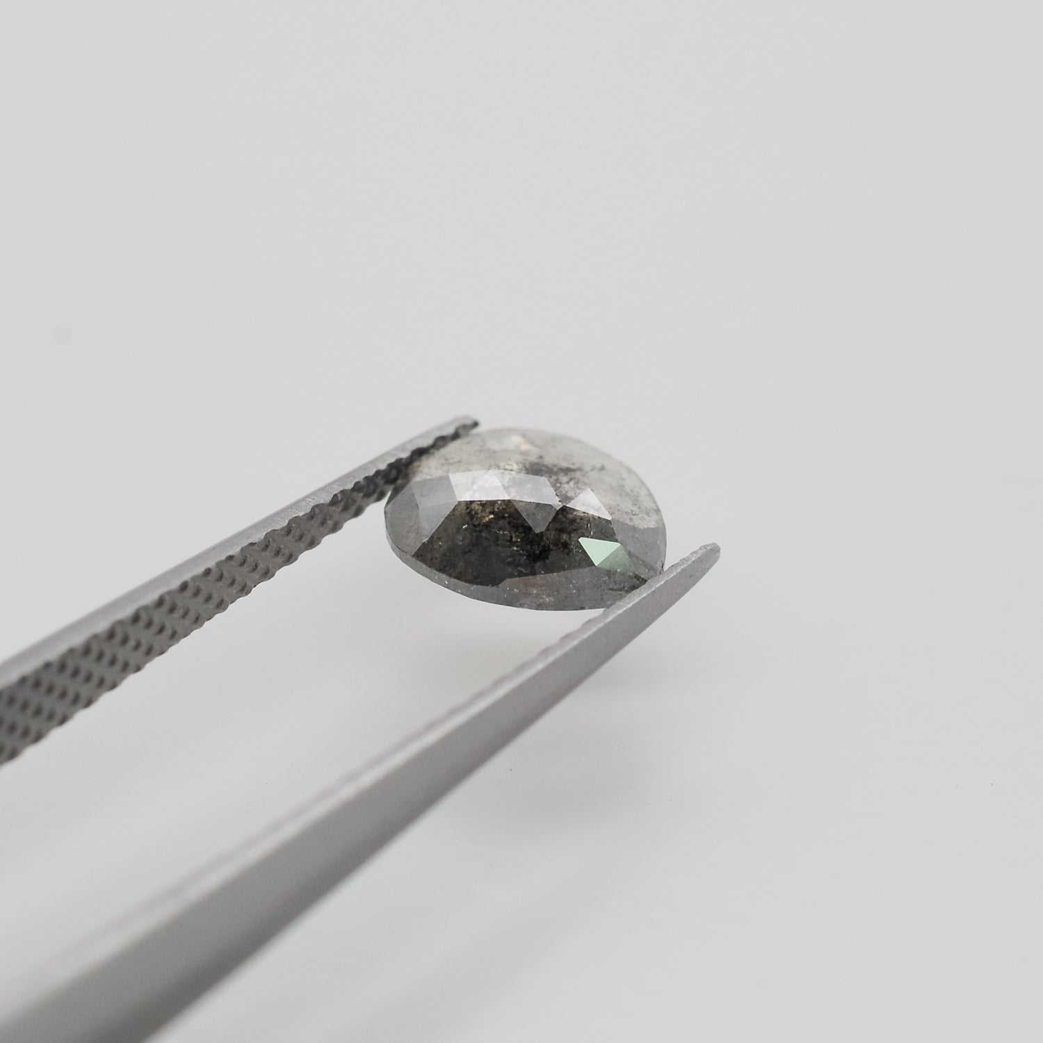 0.72ct Pear Shaped Loose Salt & Pepper Diamond - Malleable Jewellers