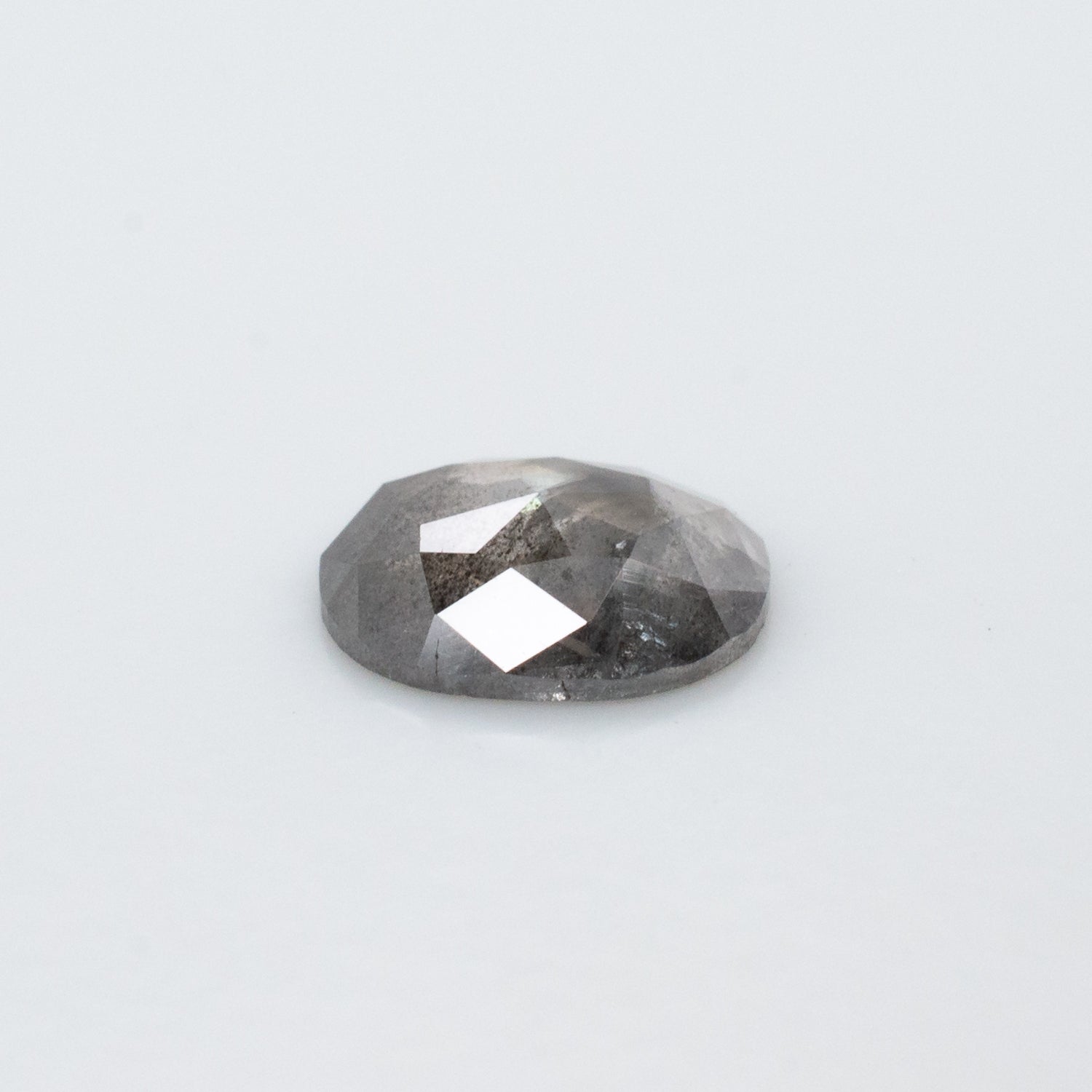 0.74ct Oval Shaped Loose Salt & Pepper Diamond - Malleable Jewellers