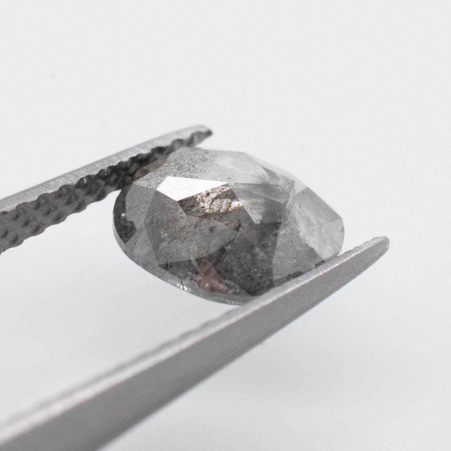 0.74ct Oval Shaped Loose Salt & Pepper Diamond - Malleable Jewellers