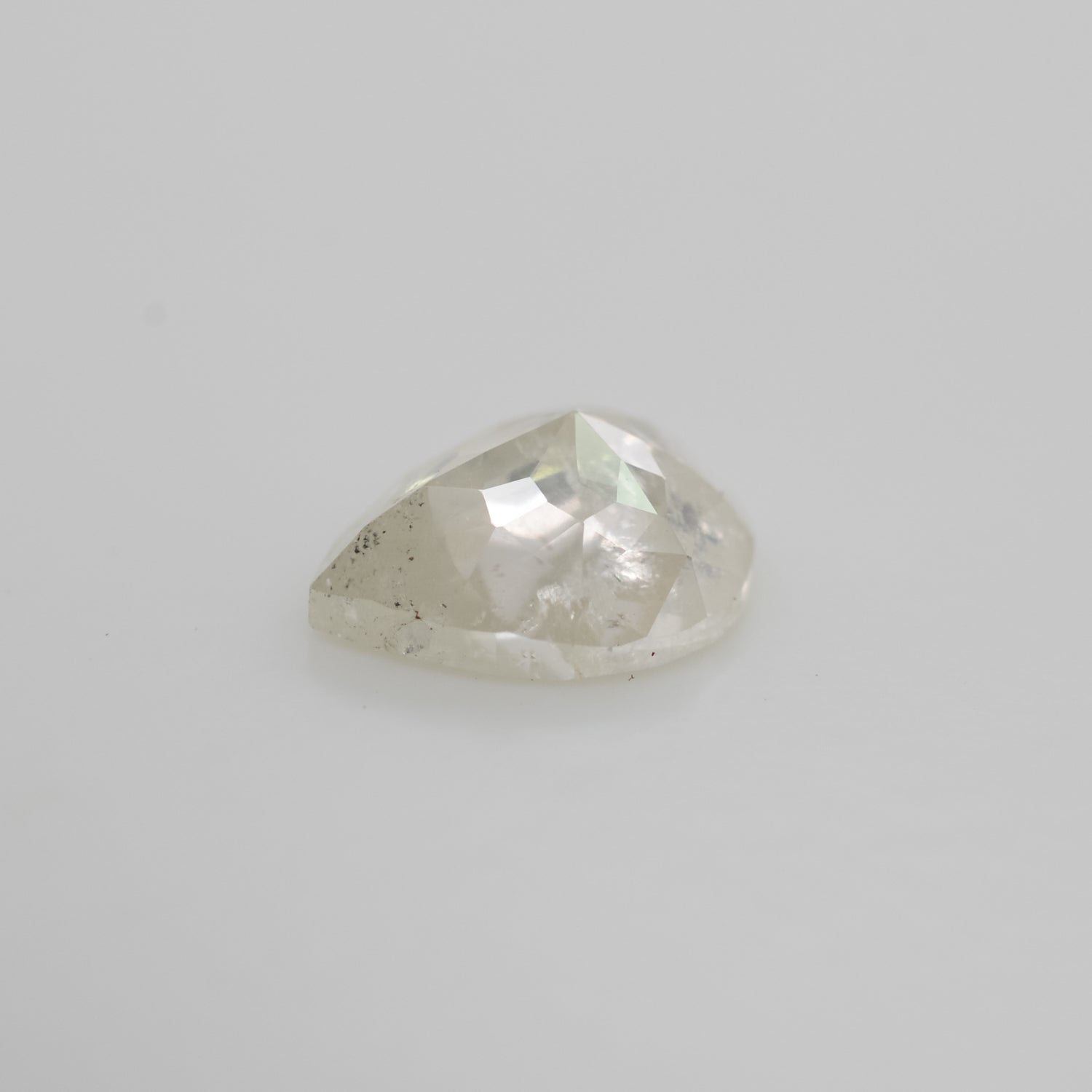 0.74ct Pear Shaped Loose Salt & Pepper Diamond - Malleable Jewellers