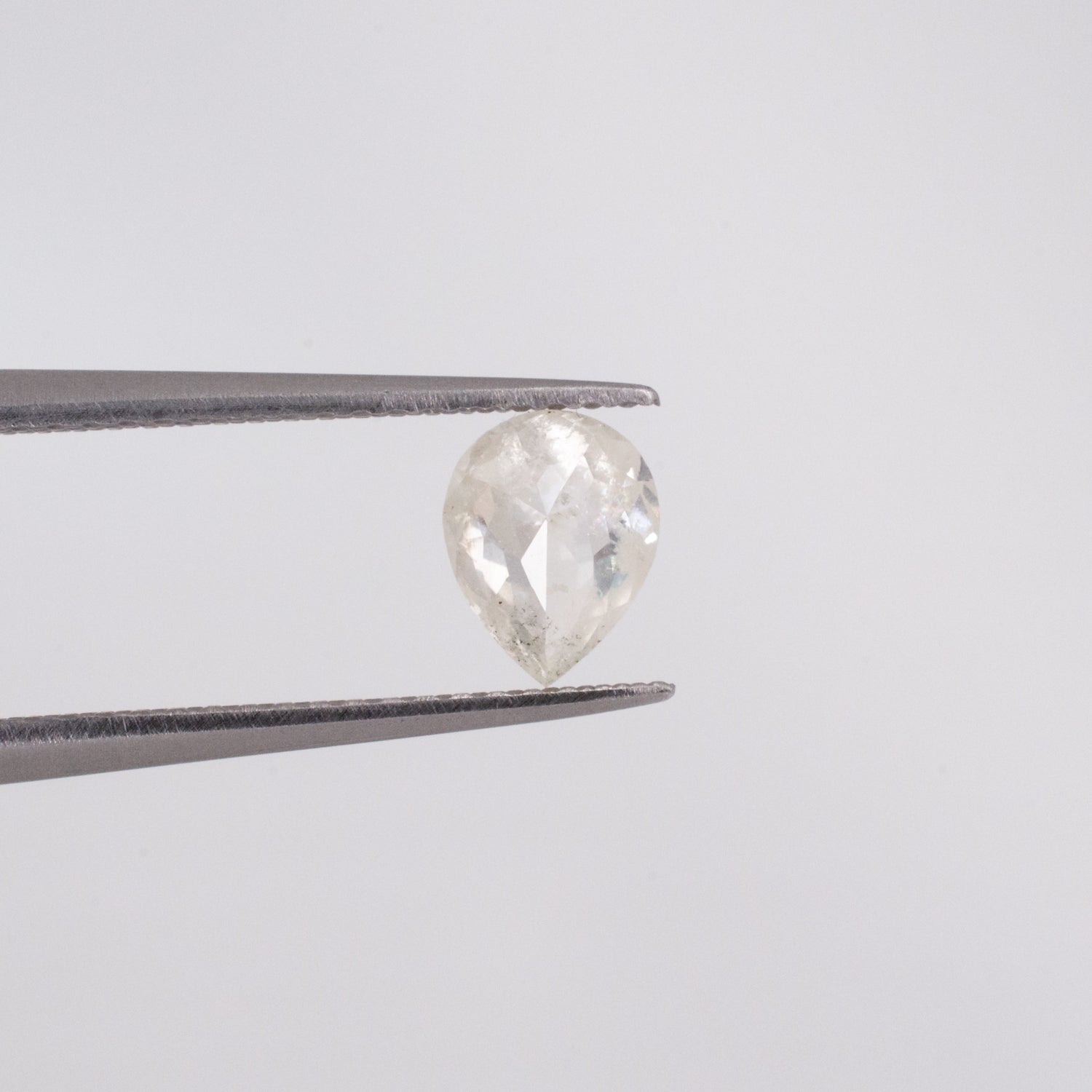 0.74ct Pear Shaped Loose Salt & Pepper Diamond - Malleable Jewellers