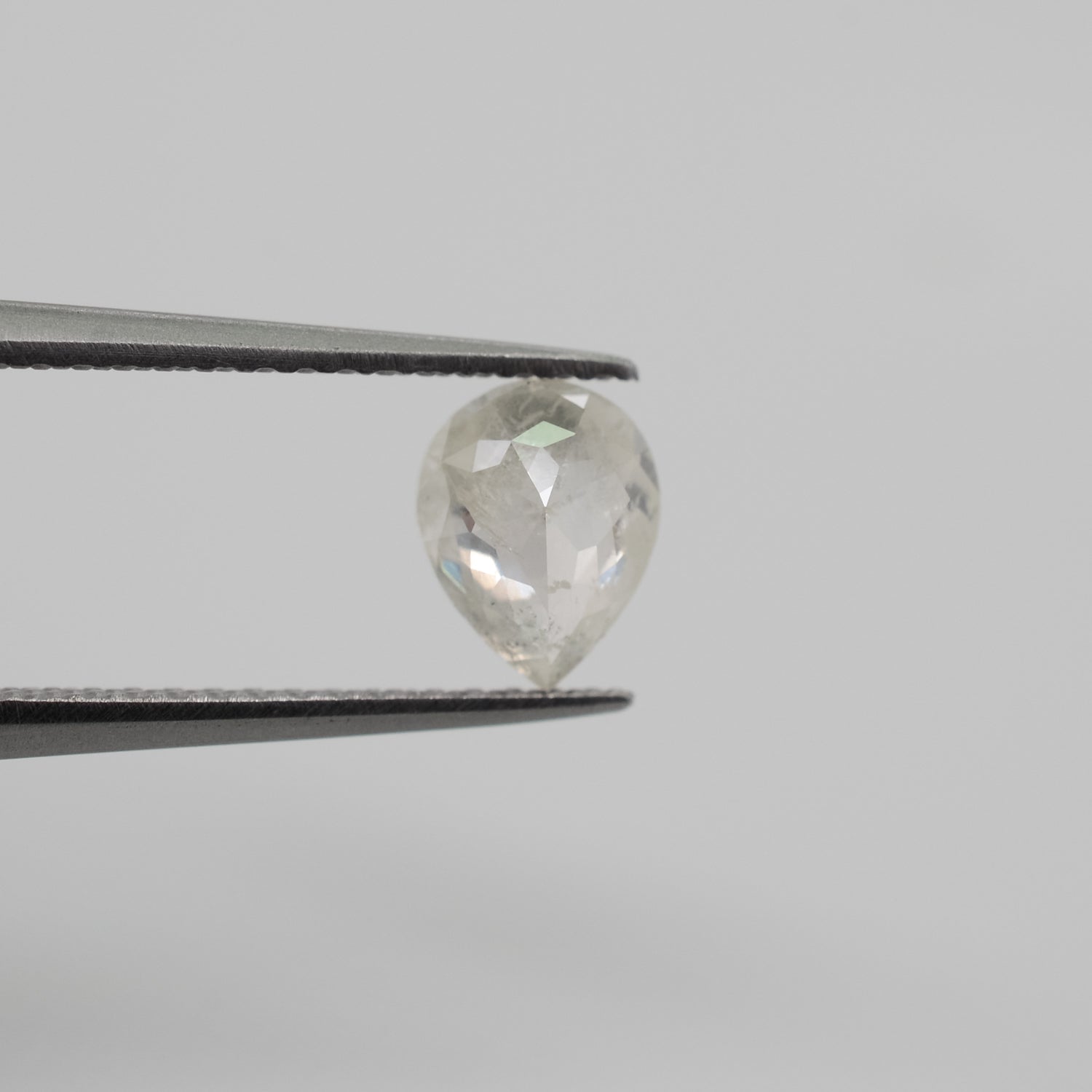 0.74ct Pear Shaped Loose Salt & Pepper Diamond - Malleable Jewellers