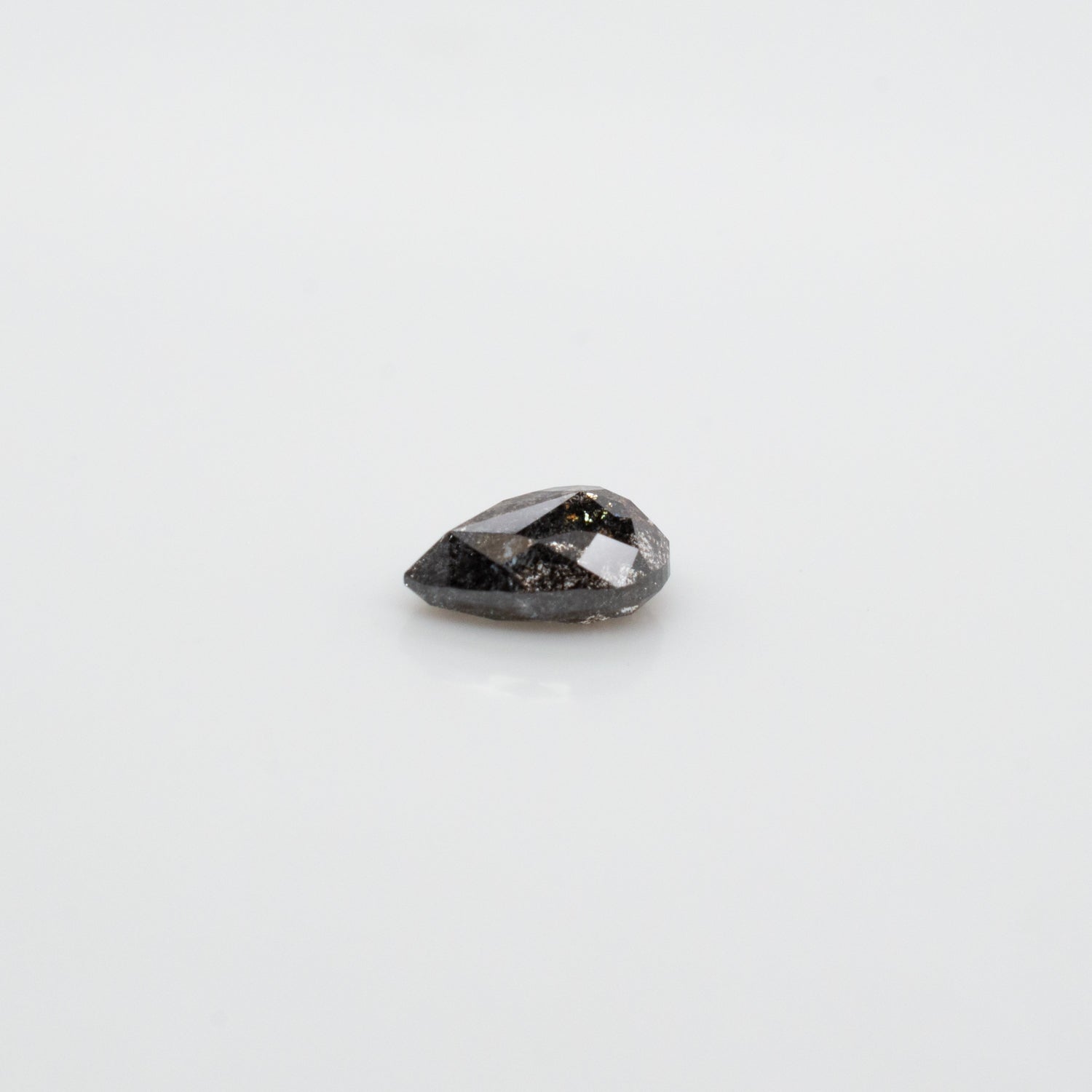 0.74ct Pear Shaped Loose Salt & Pepper Diamond - Malleable Jewellers