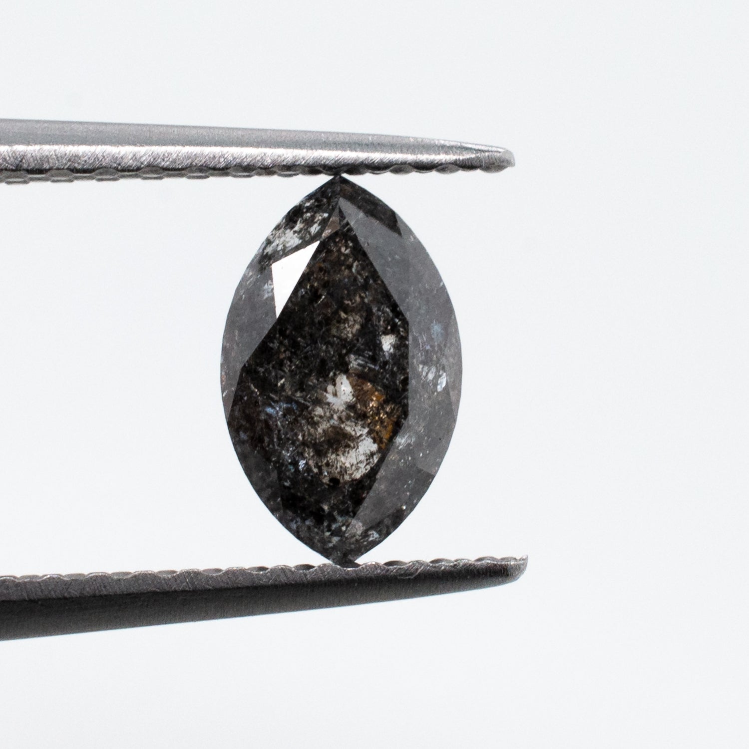 0.80ct Marquise Shaped Loose Salt & Pepper Diamond - Malleable Jewellers