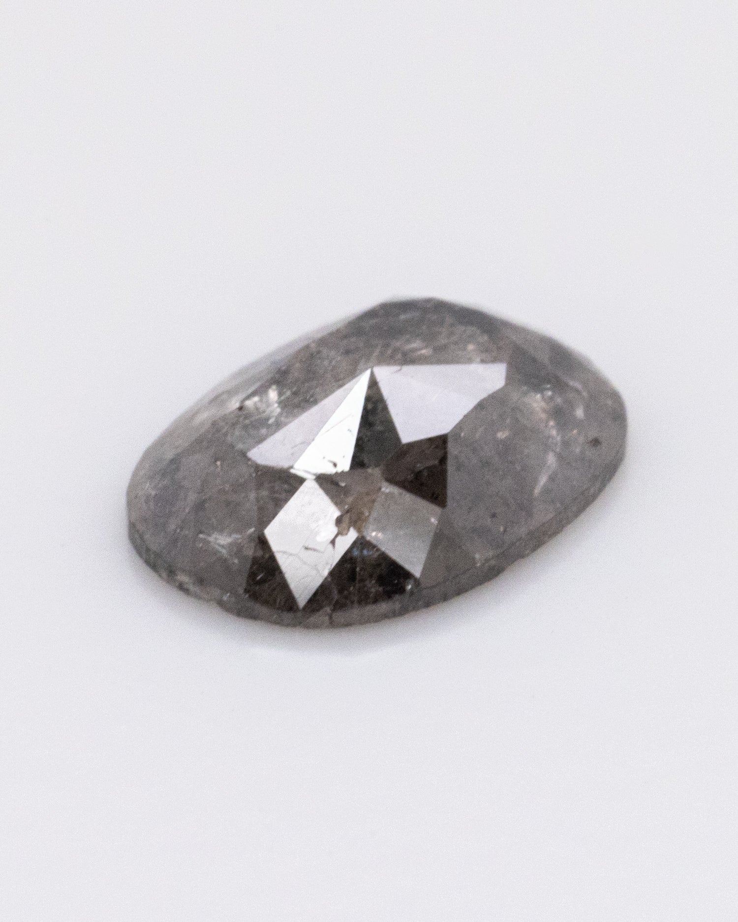 0.80ct Oval Shaped Loose Salt & Pepper Diamond - Malleable Jewellers